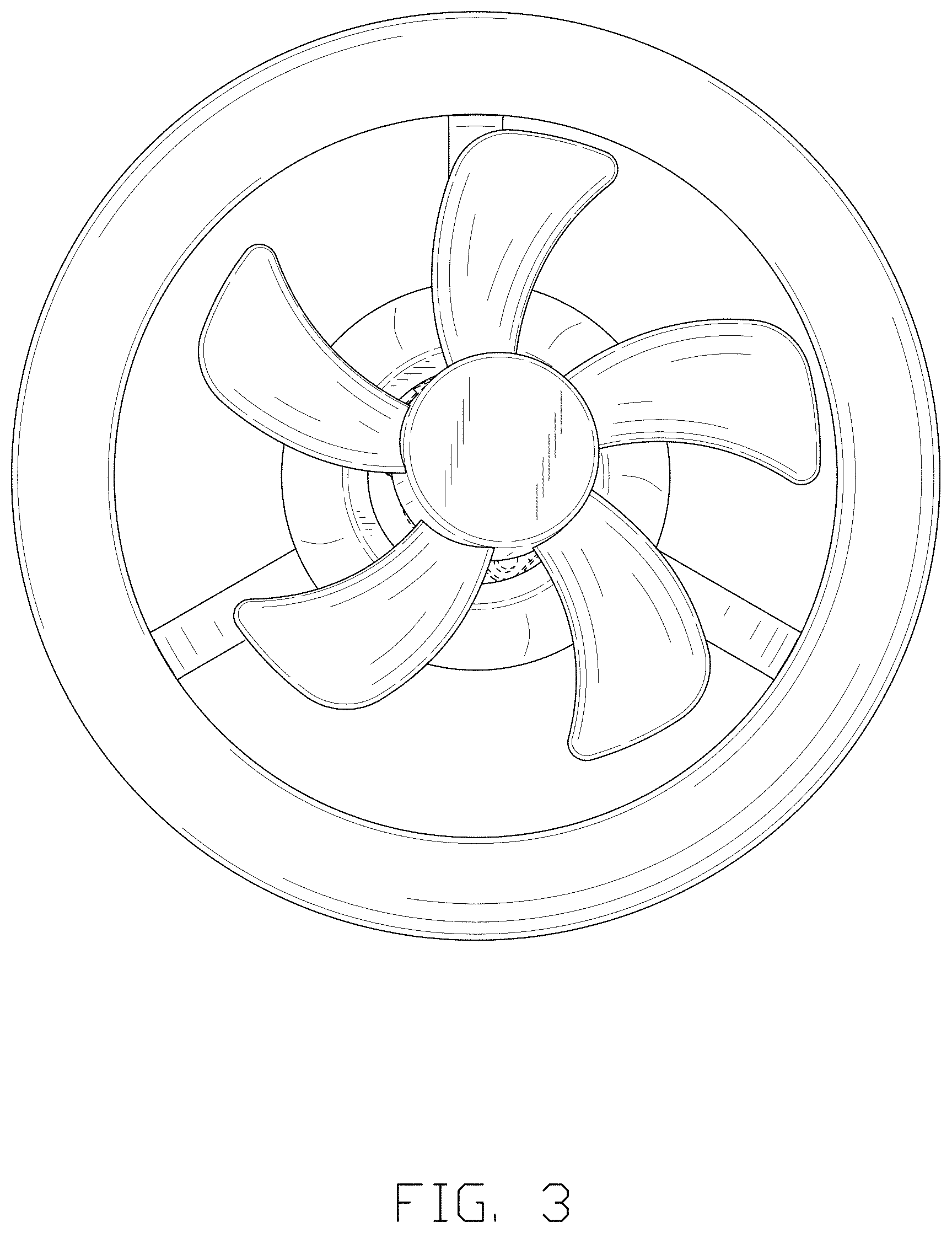 Patent USD1000667 Figure 3 – Fan light
