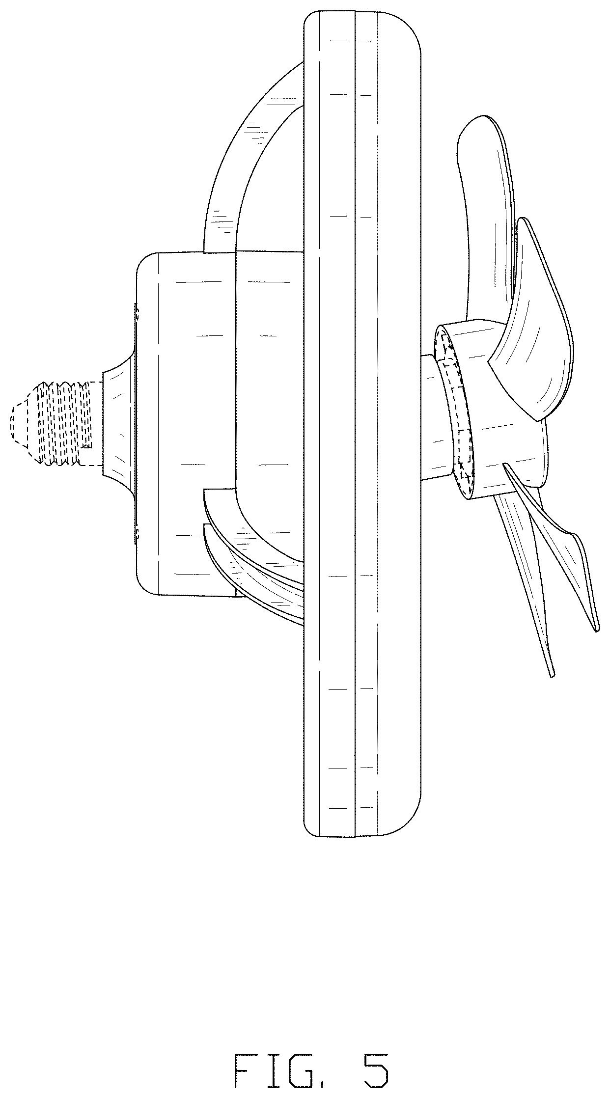 Patent USD1000667 Figure 5 – Fan light