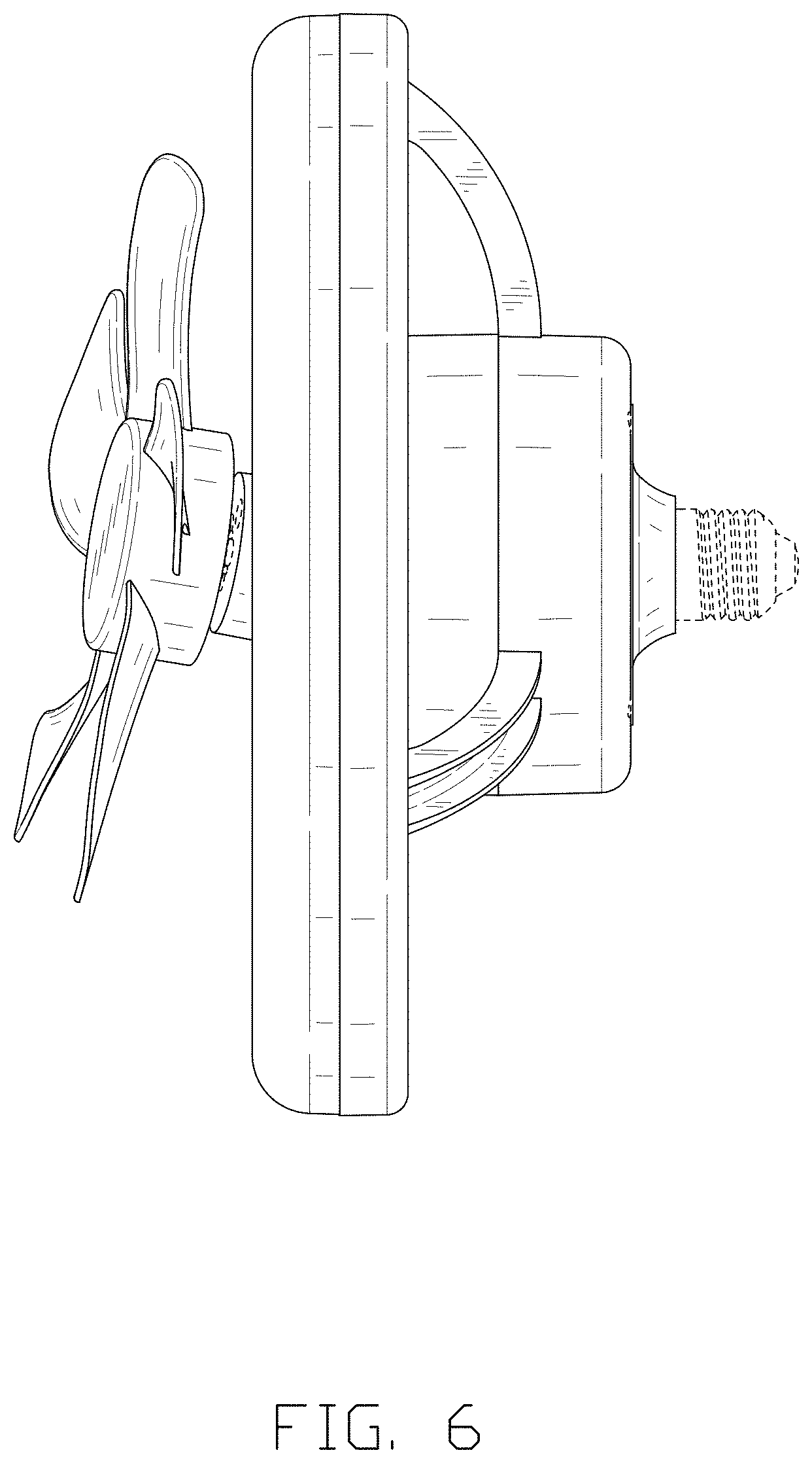 Patent USD1000667 Figure 6 – Fan light