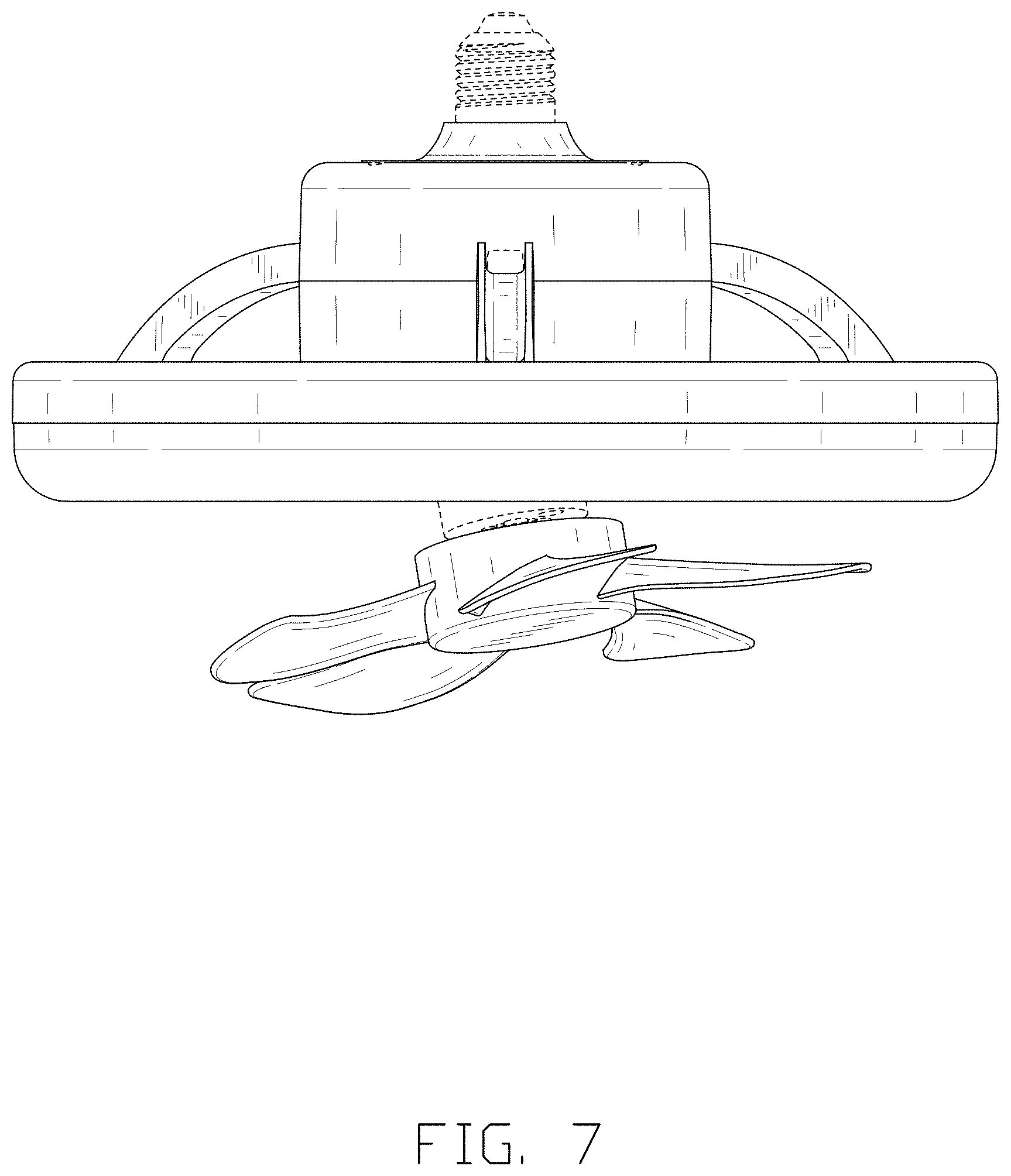 Patent USD1000667 Figure 7 – Fan light
