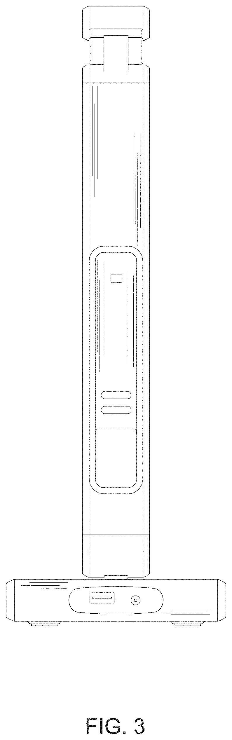Patent USD1000670 Figure 3 – Table lamp