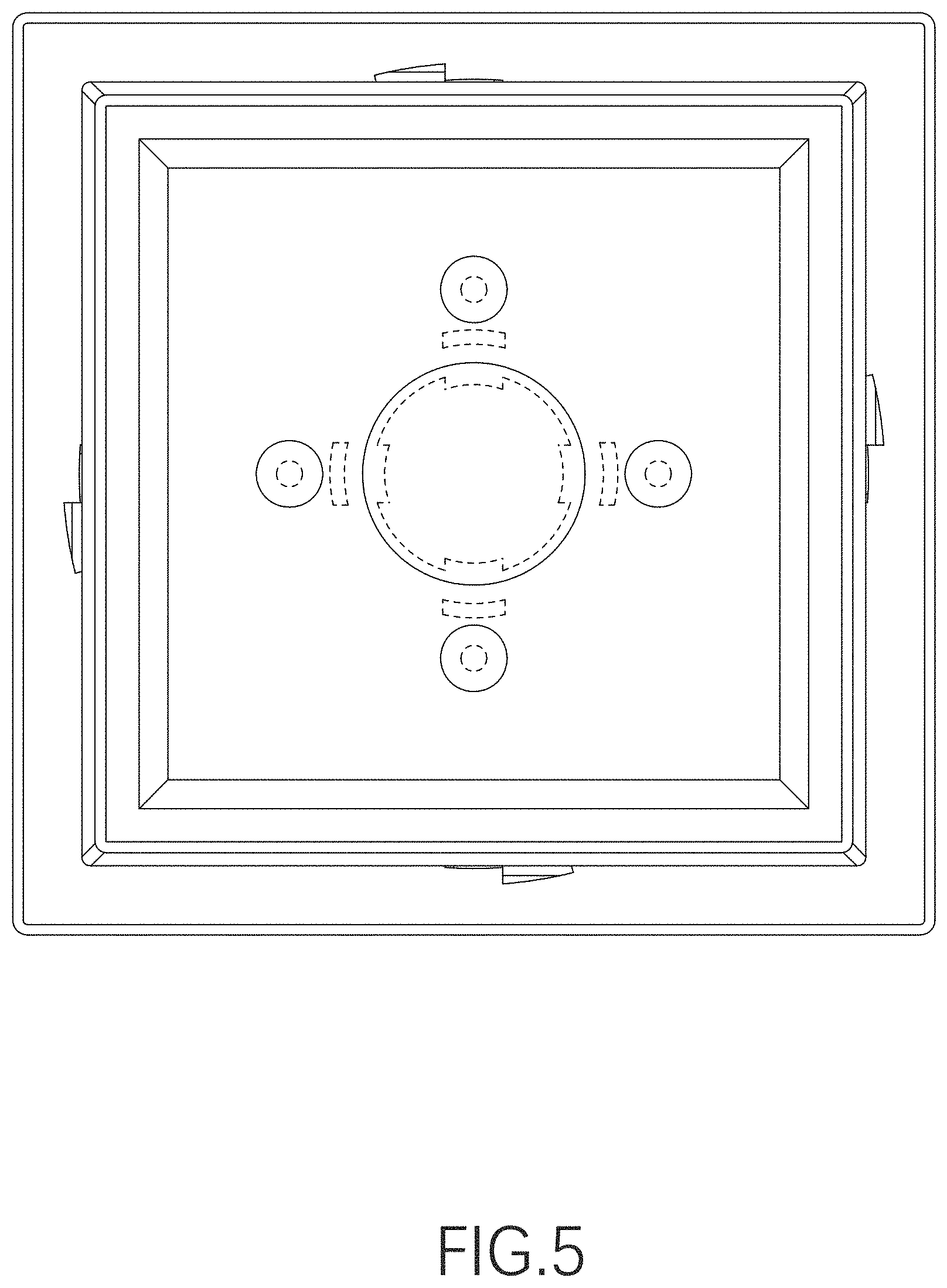 Patent USD1000671 Figure 5 – Post cap light