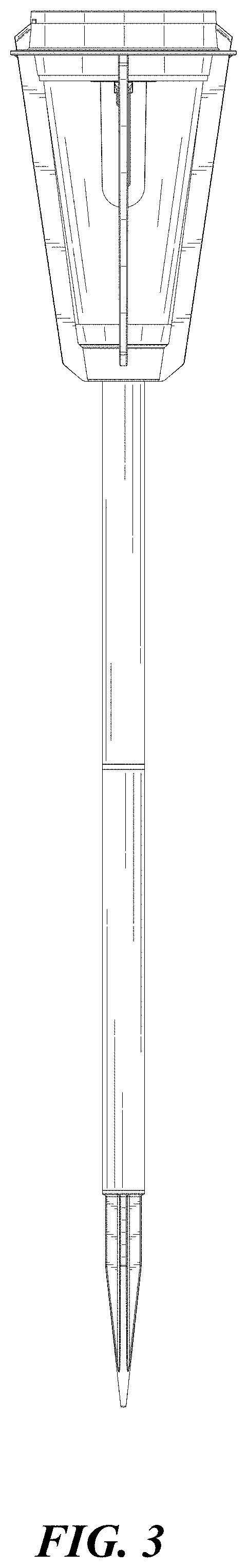 Patent USD1000672 Figure 3 – Solar light