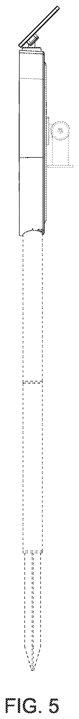 Patent USD1000673 Figure 5 – Sign with solar light