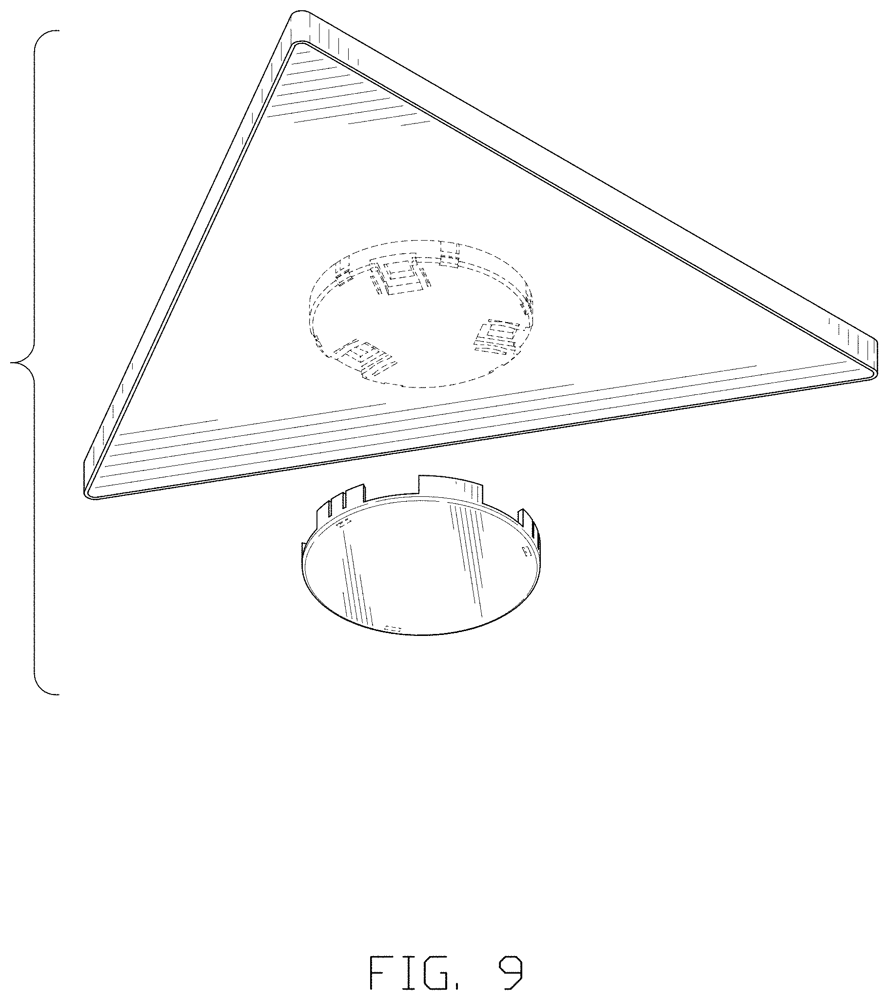 Patent USD1000674 Figure 9 – Lamp