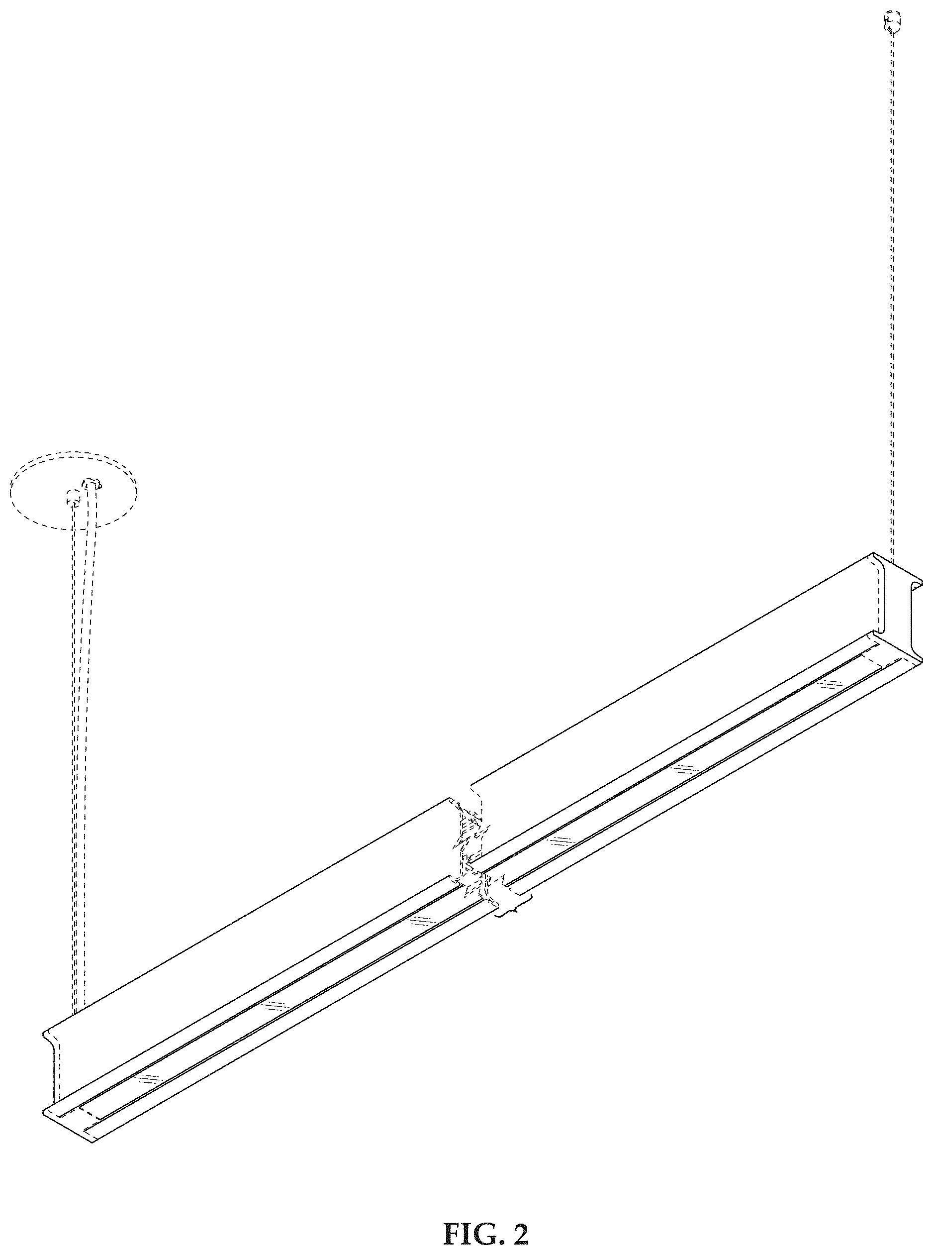 Patent USD1000676 Figure 2 – Light