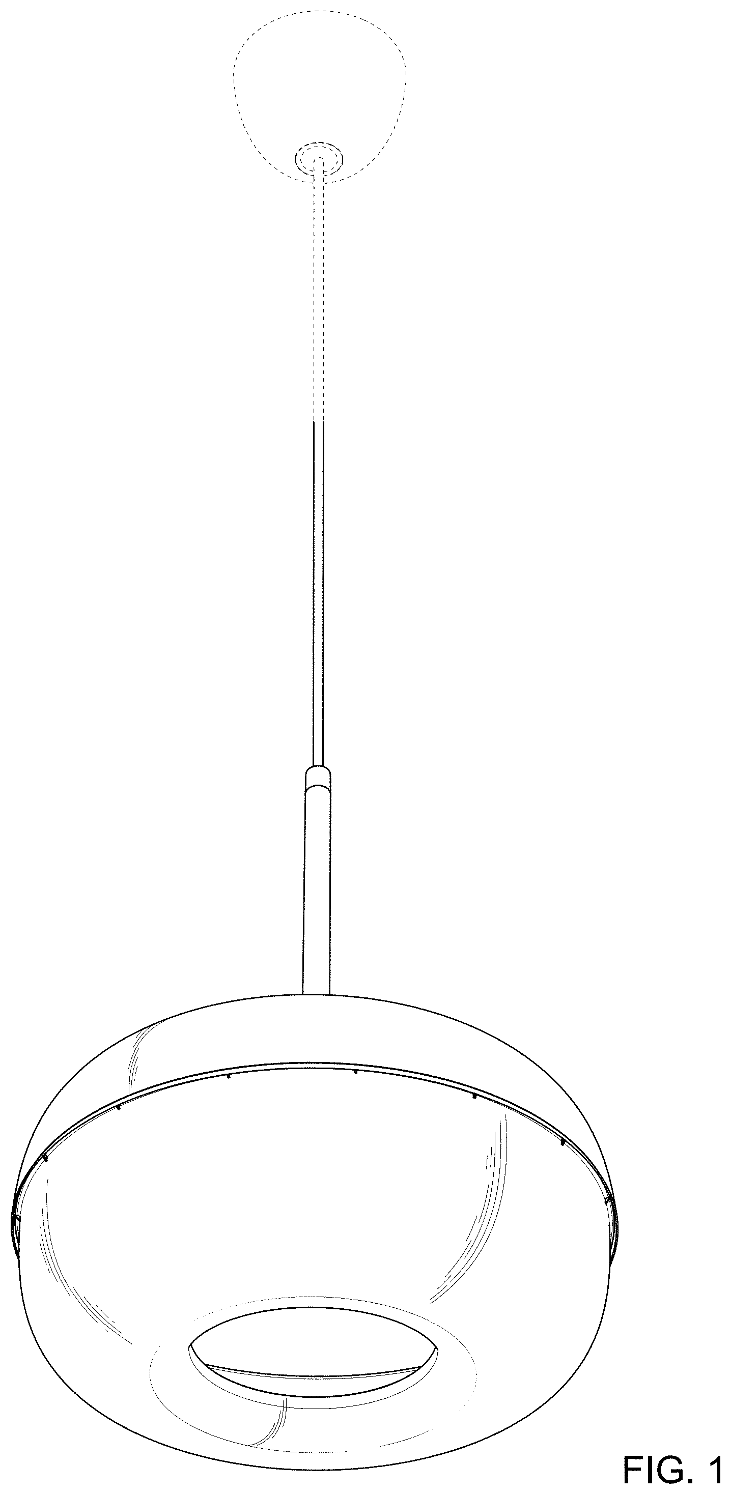 Patent USD1000679 Figure 1 – Lamp