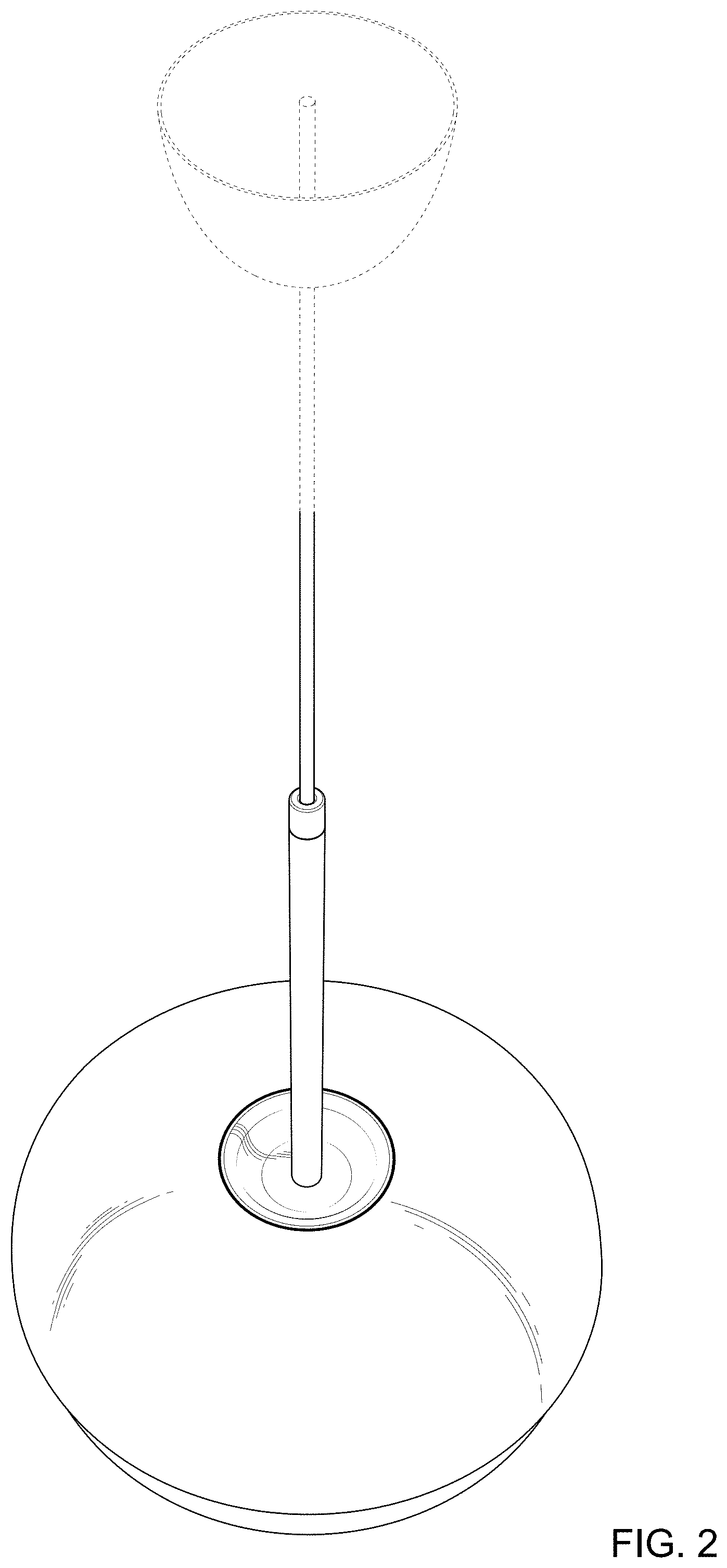Patent USD1000679 Figure 2 – Lamp