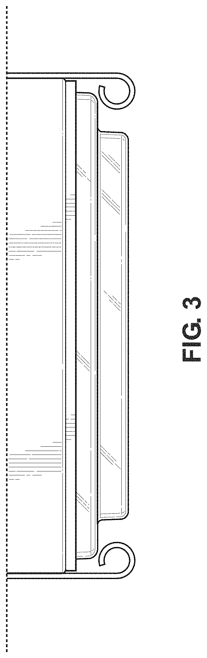 Patent USD1000681 Figure 3 – Lighting fixture