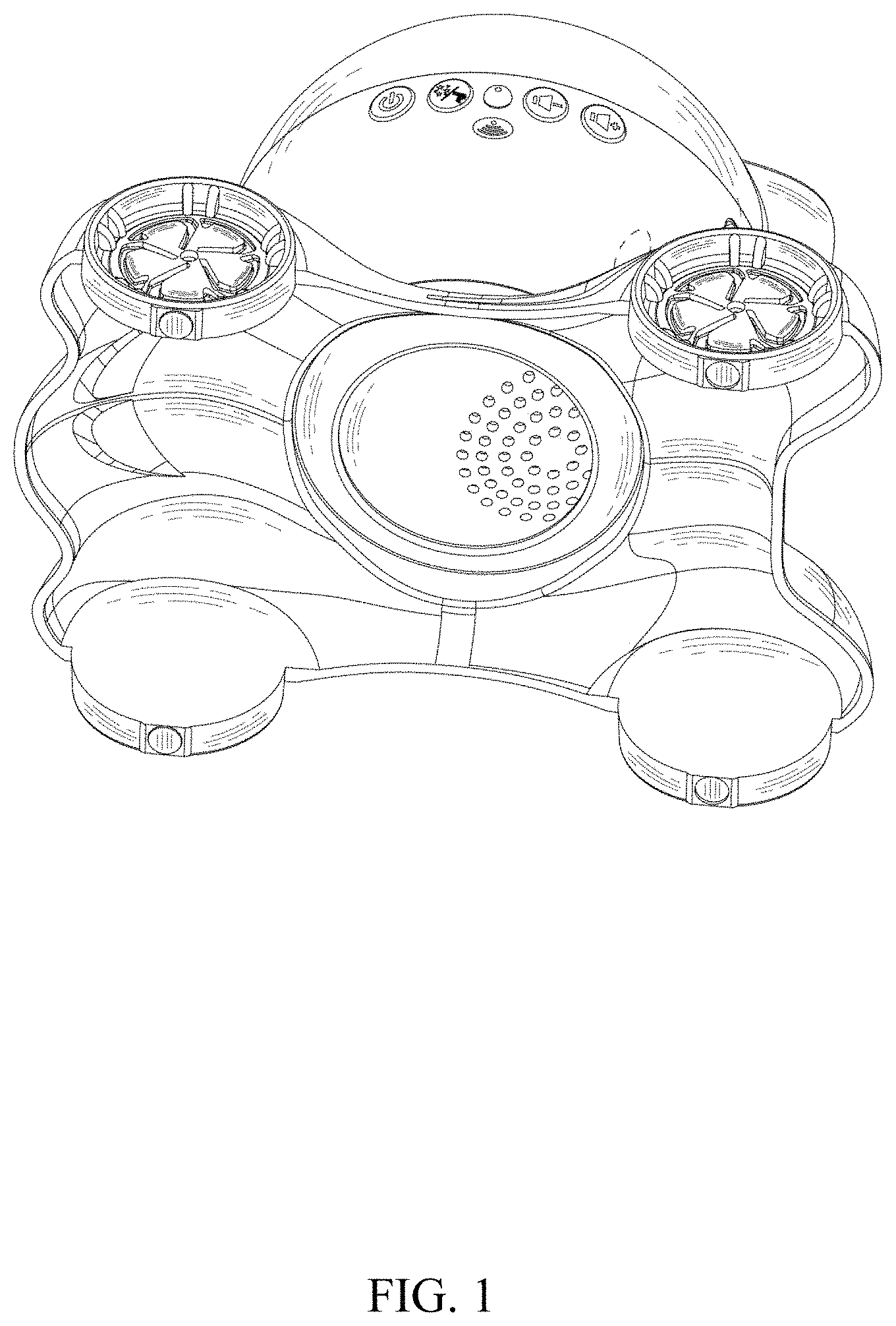 Patent USD1000682 — Projector lamp — Figure 1