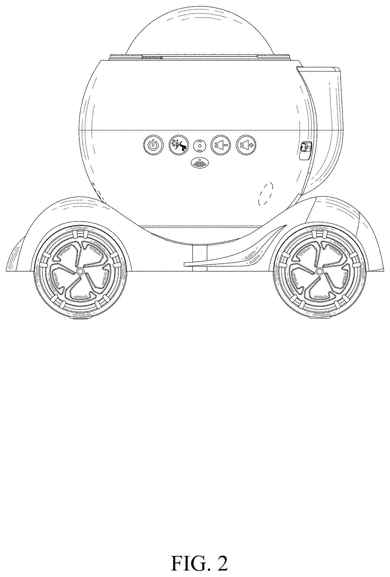 Patent USD1000682 Figure 2 – Projector lamp