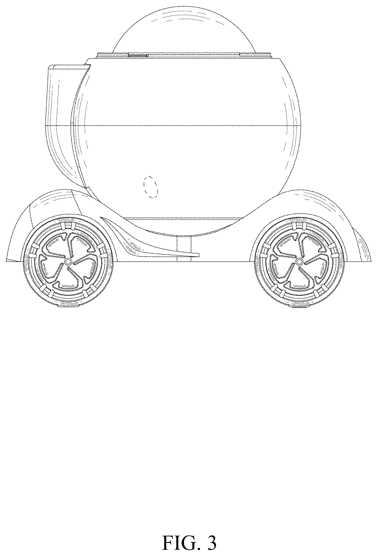 Patent USD1000682 Figure 3 – Projector lamp