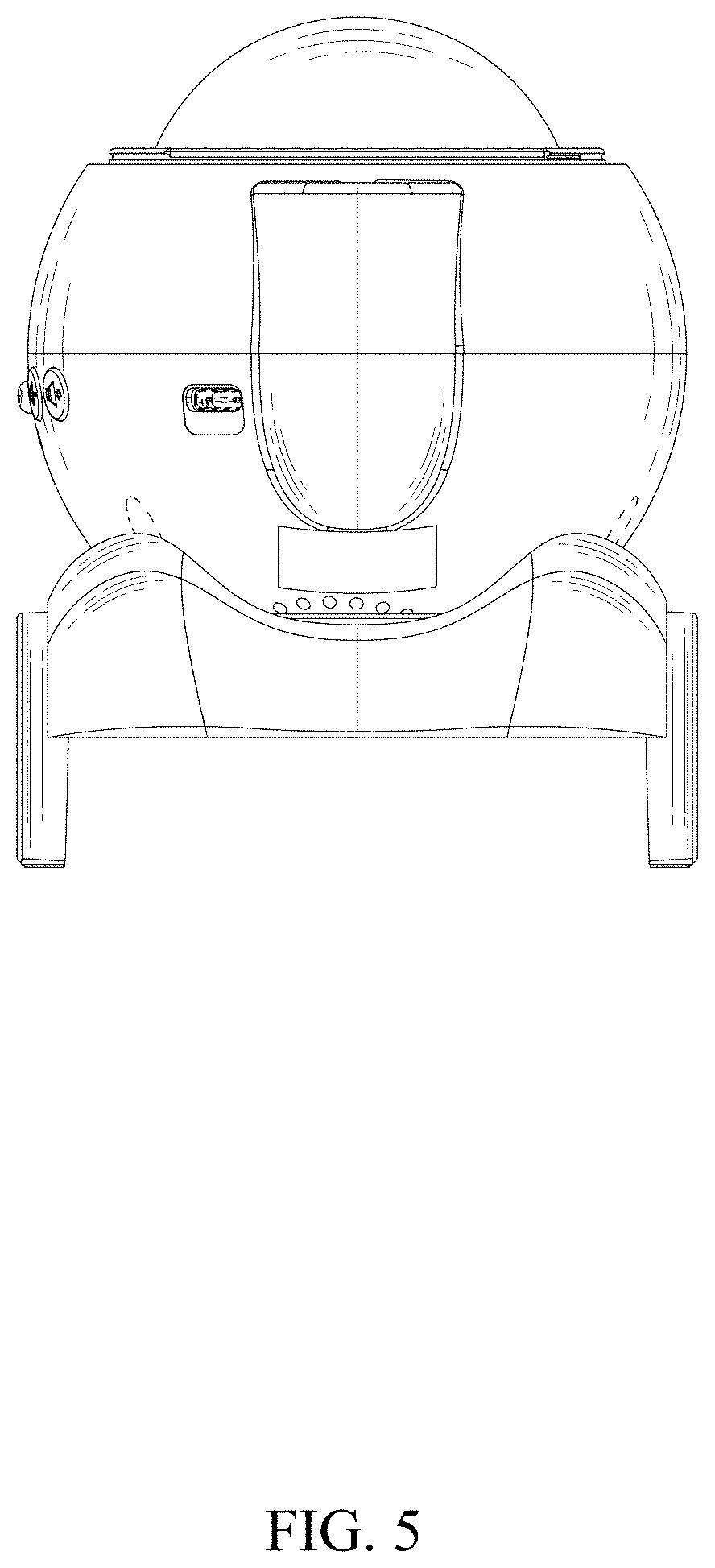 Patent USD1000682 Figure 5 – Projector lamp
