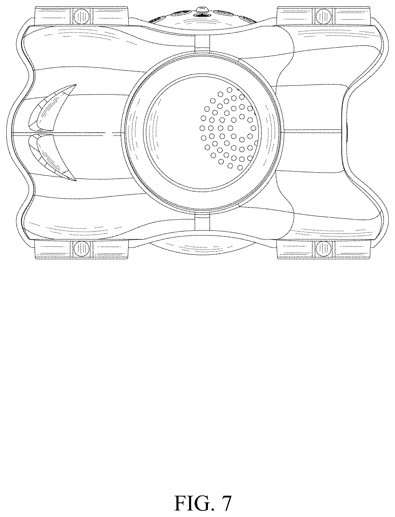 Patent USD1000682 Figure 7 – Projector lamp