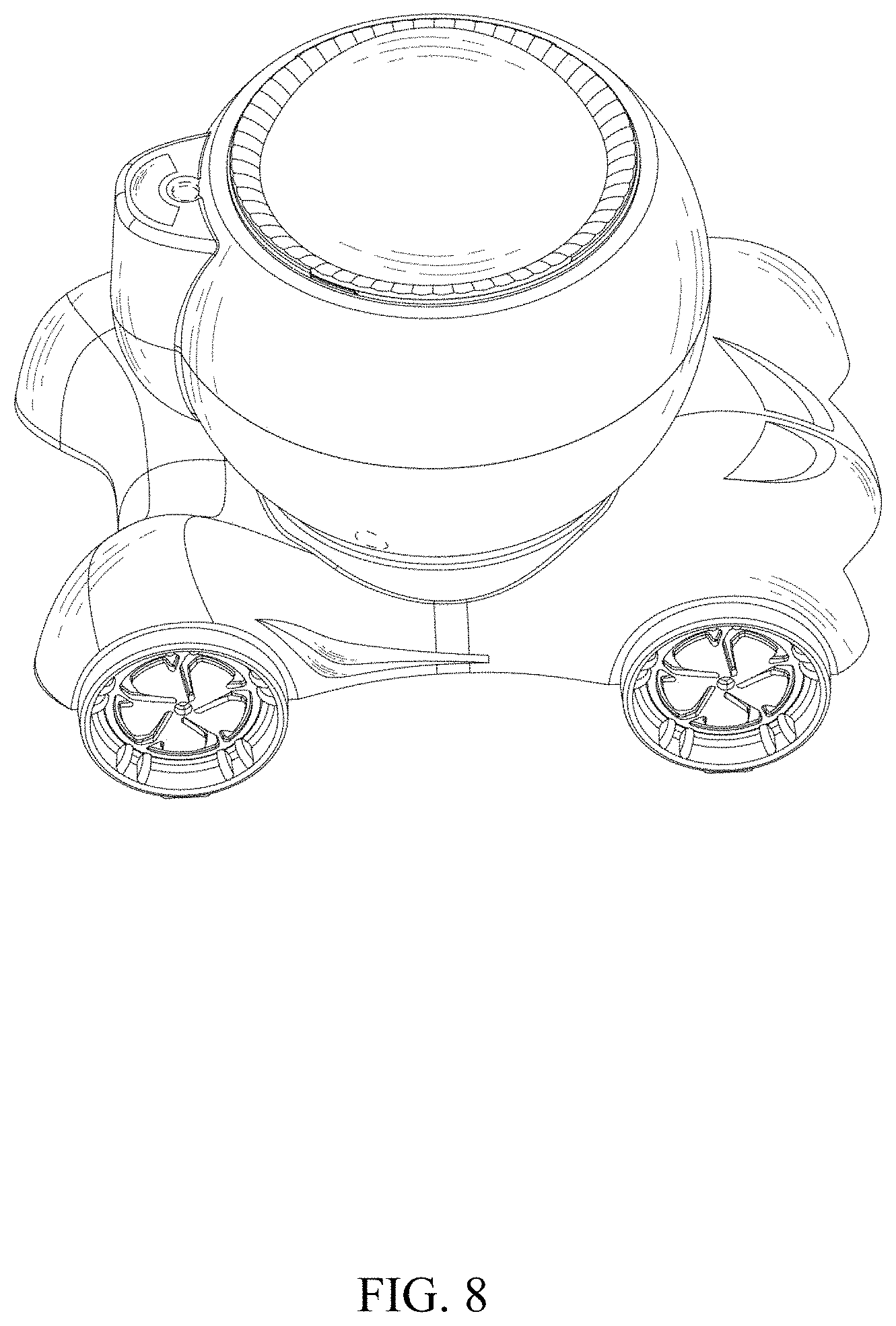 Patent USD1000682 Figure 8 – Projector lamp
