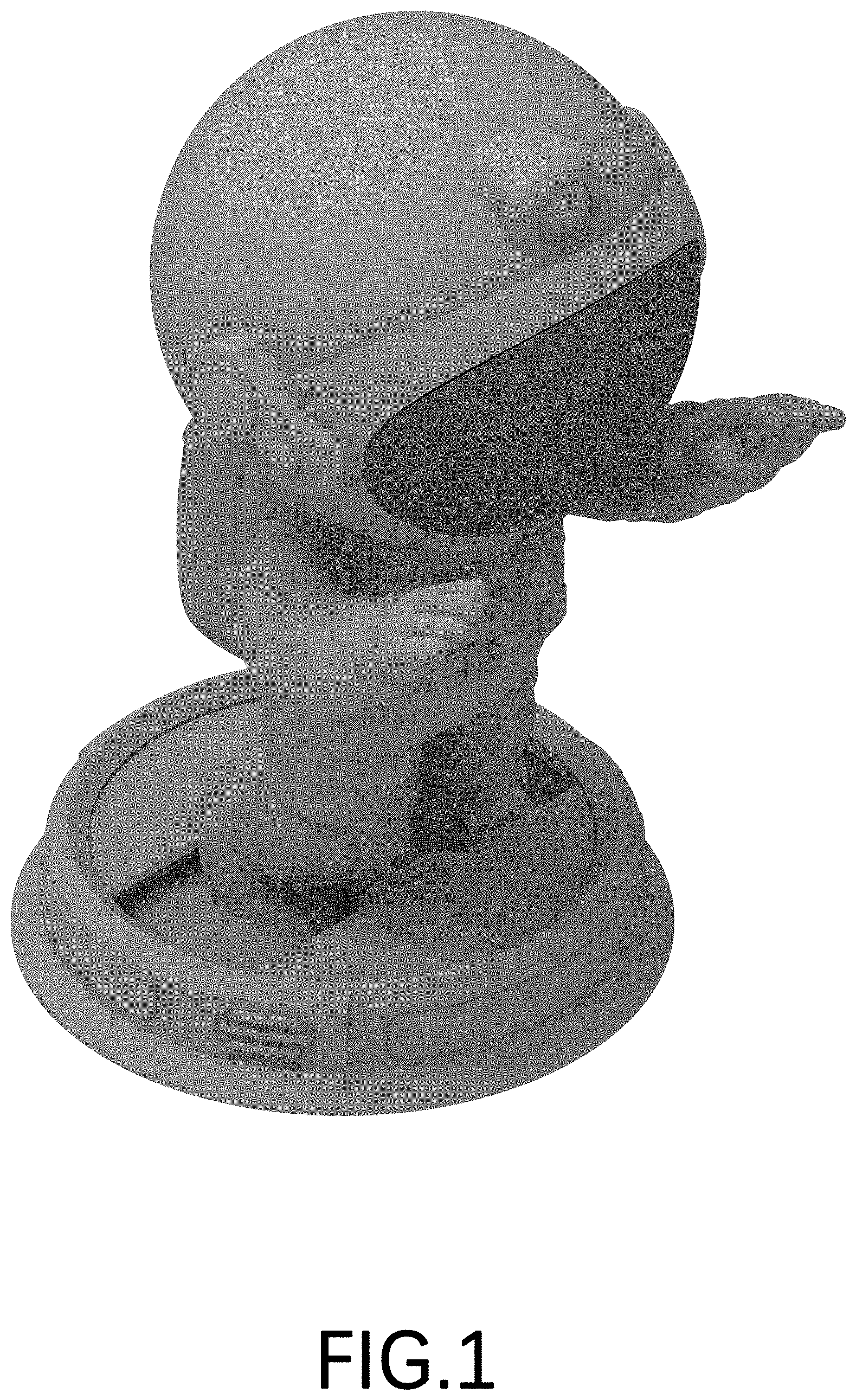 Patent USD1000683 Figure 1 – Projection lamp