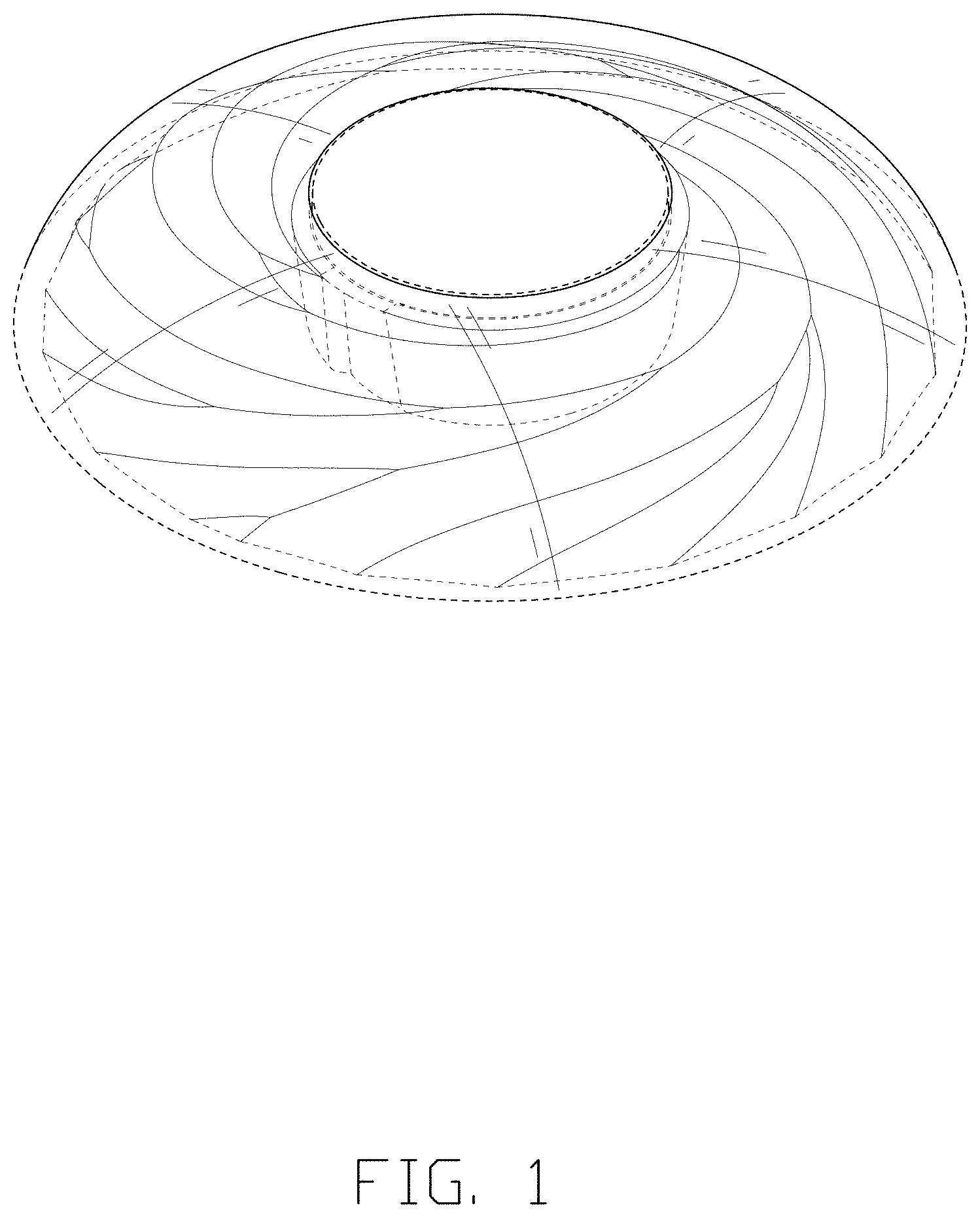 Patent USD1000686 Figure 1 – Lampshade