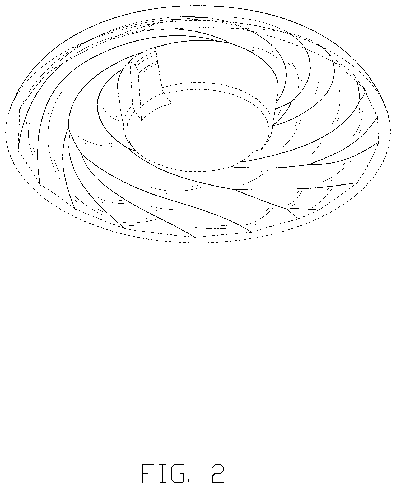 Patent USD1000686 Figure 2 – Lampshade