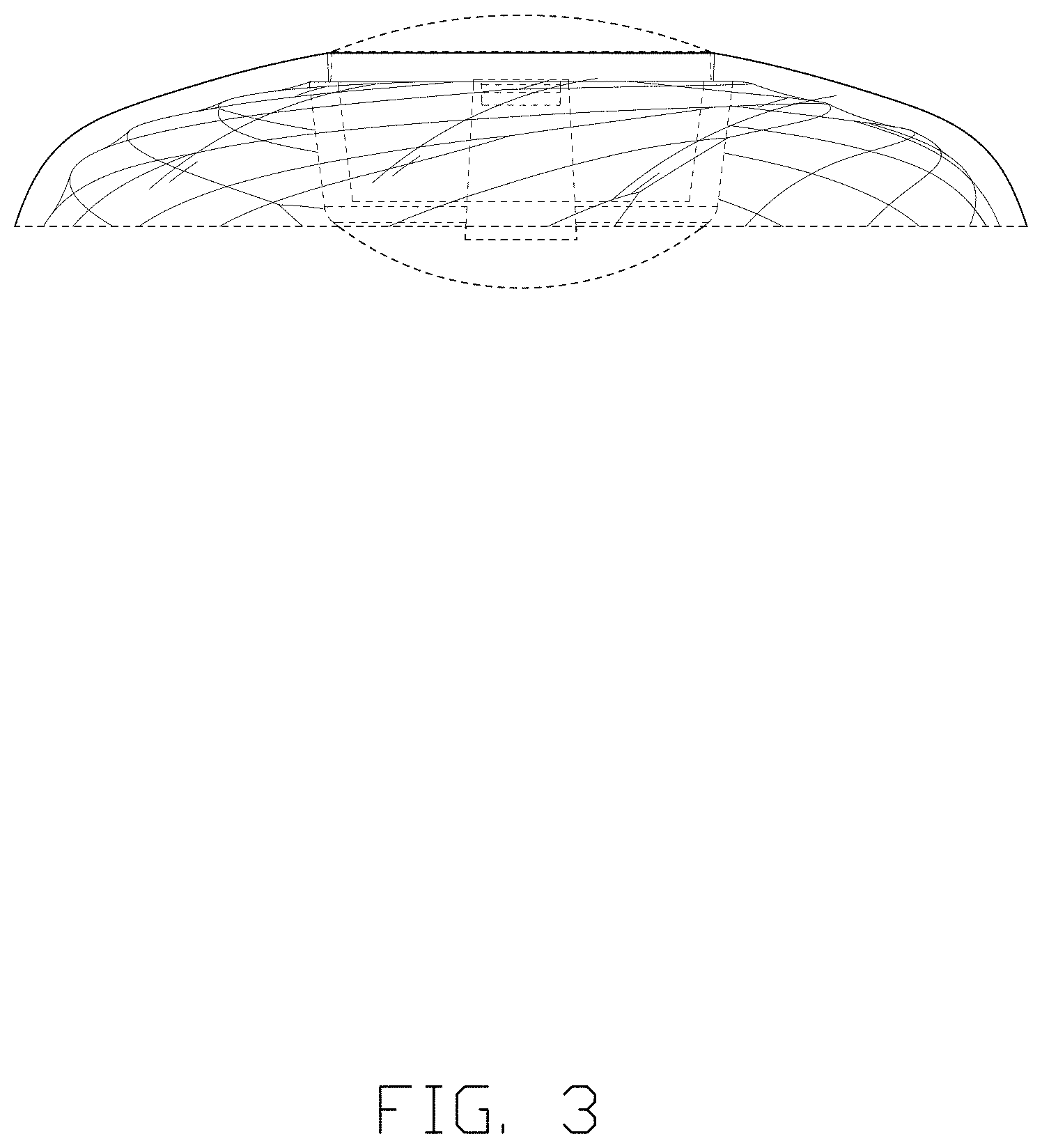 Patent USD1000686 Figure 3 – Lampshade