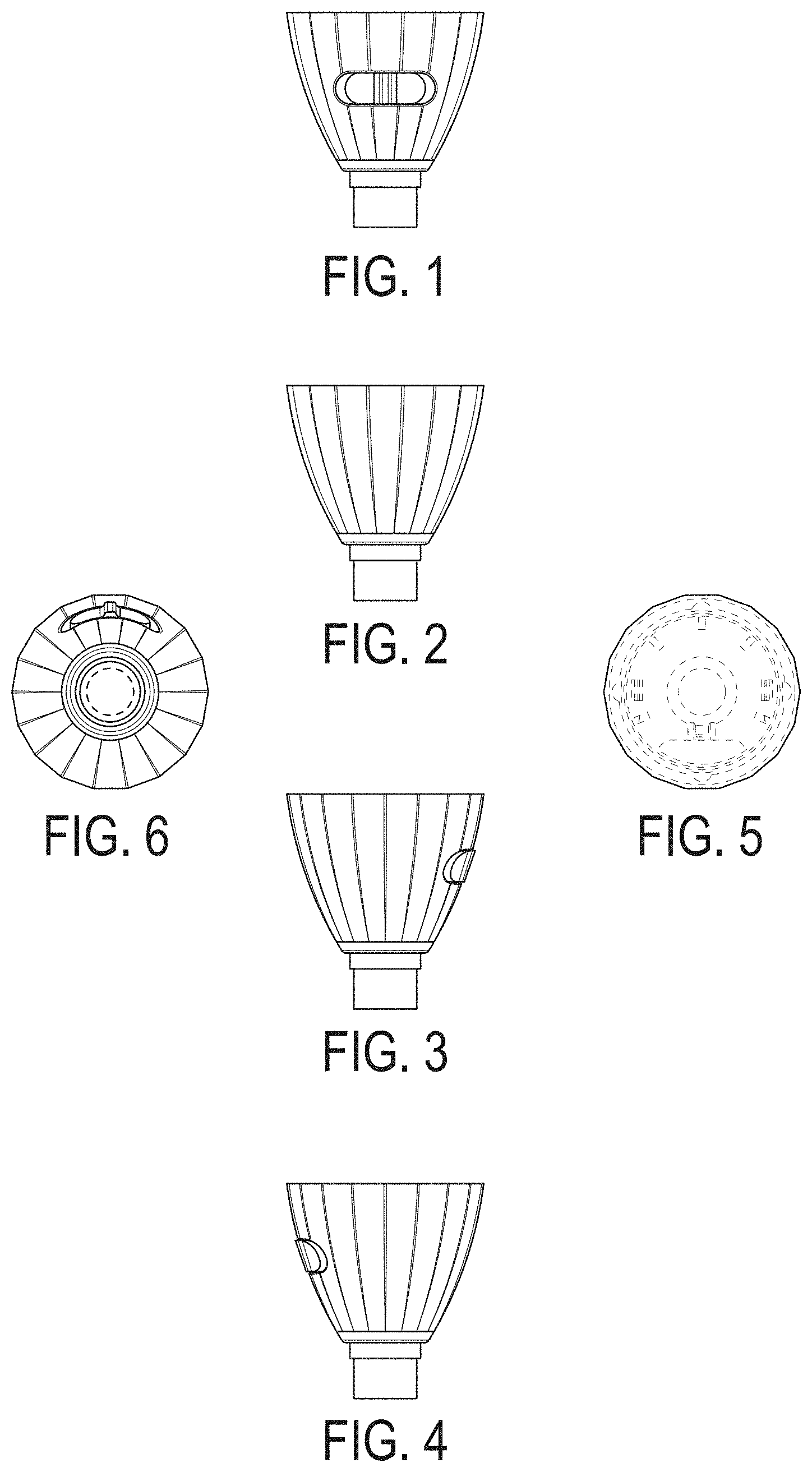 Patent USD1000687 Figure 1 – Lamp housing