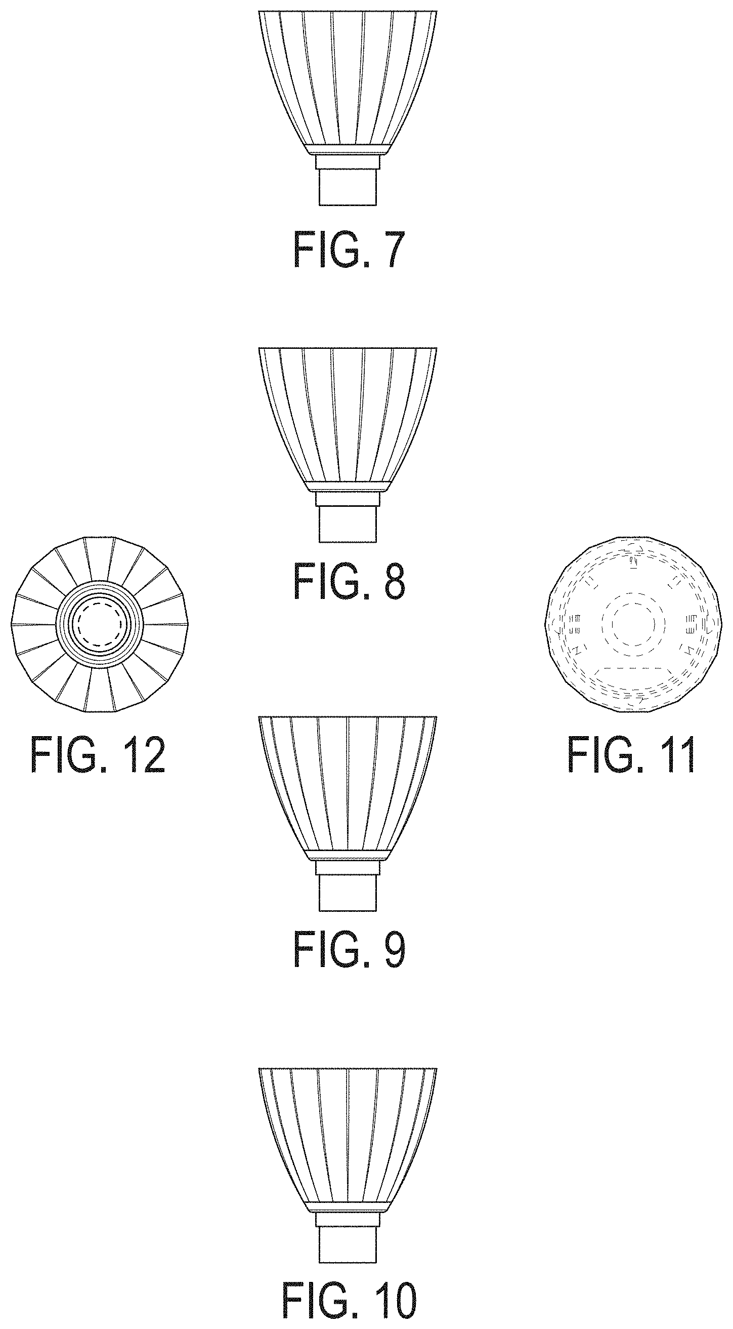 Patent USD1000687 Figure 2 – Lamp housing