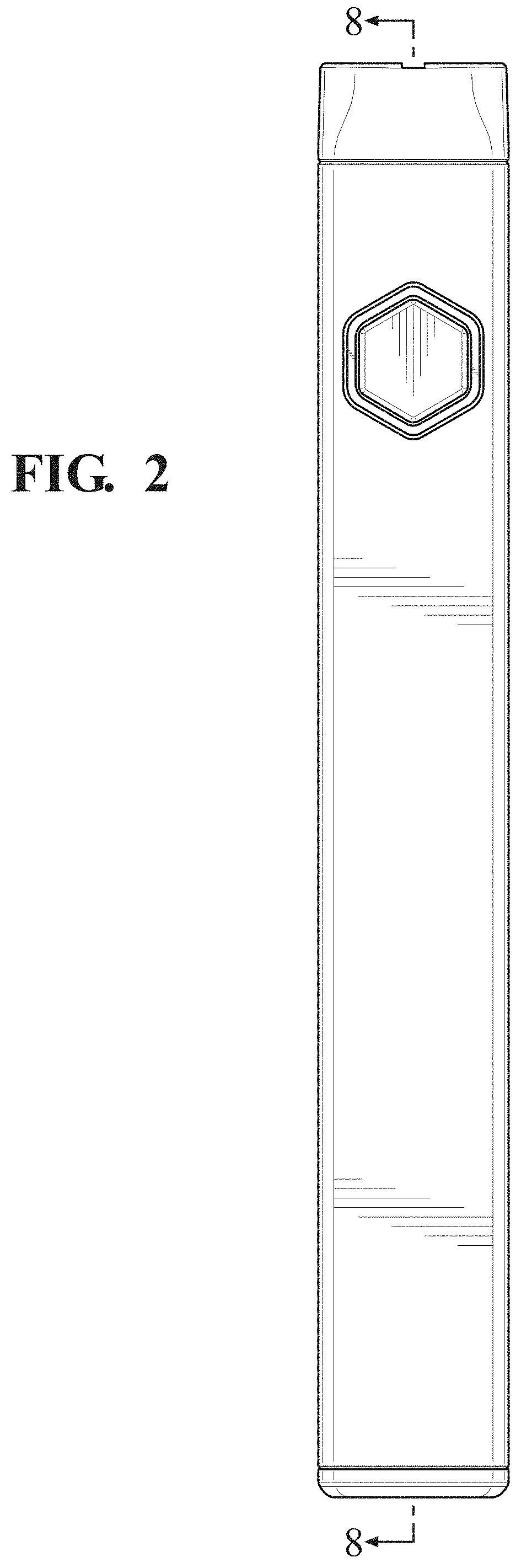 Patent USD1000690 Figure 2 – Battery rod for electronic cigarette