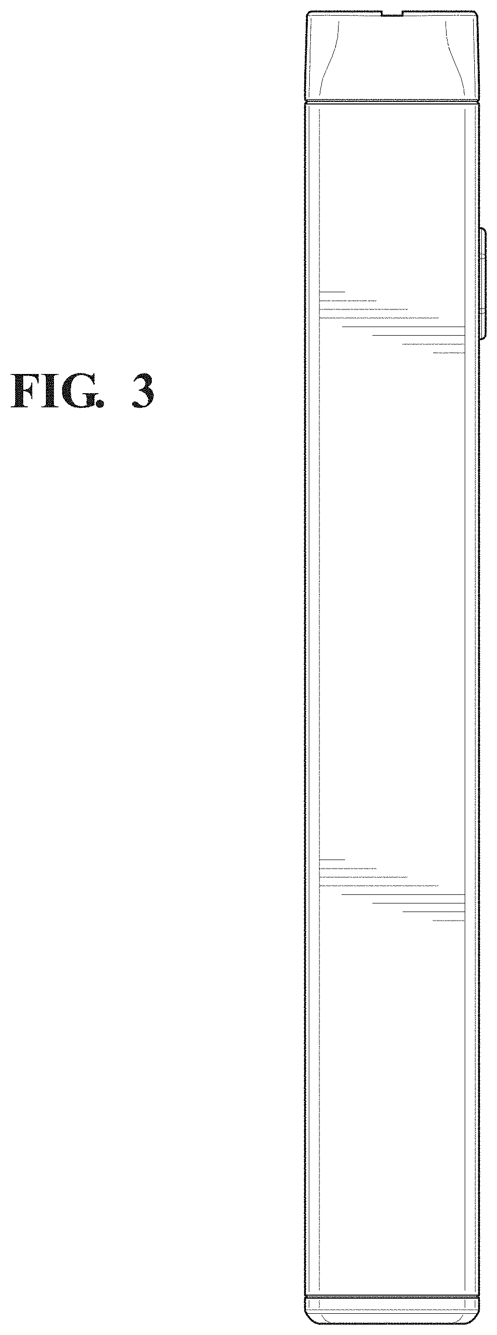 Patent USD1000690 Figure 3 – Battery rod for electronic cigarette