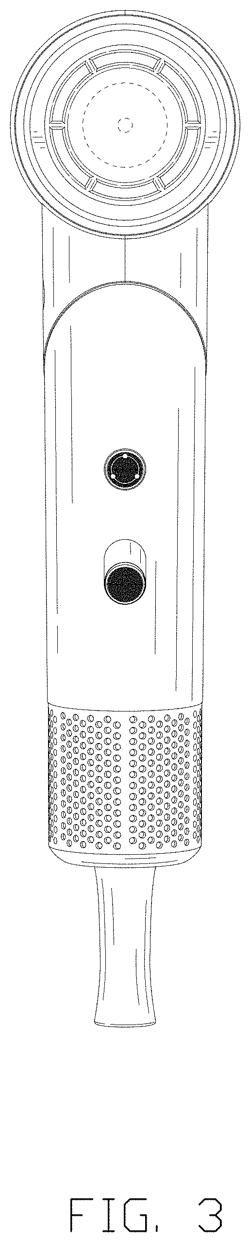 Patent USD1000702 Figure 3 – Hair dryer