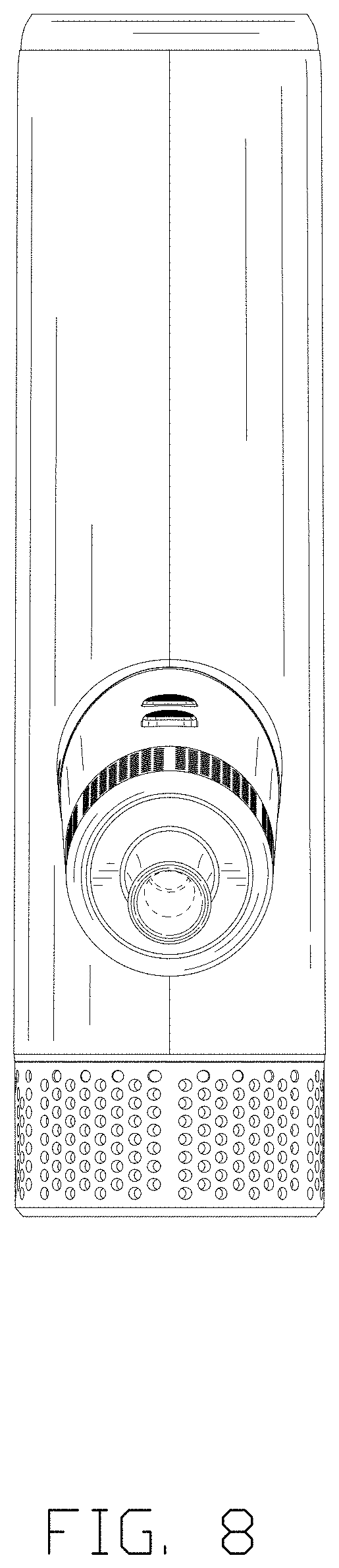 Patent USD1000702 Figure 8 – Hair dryer