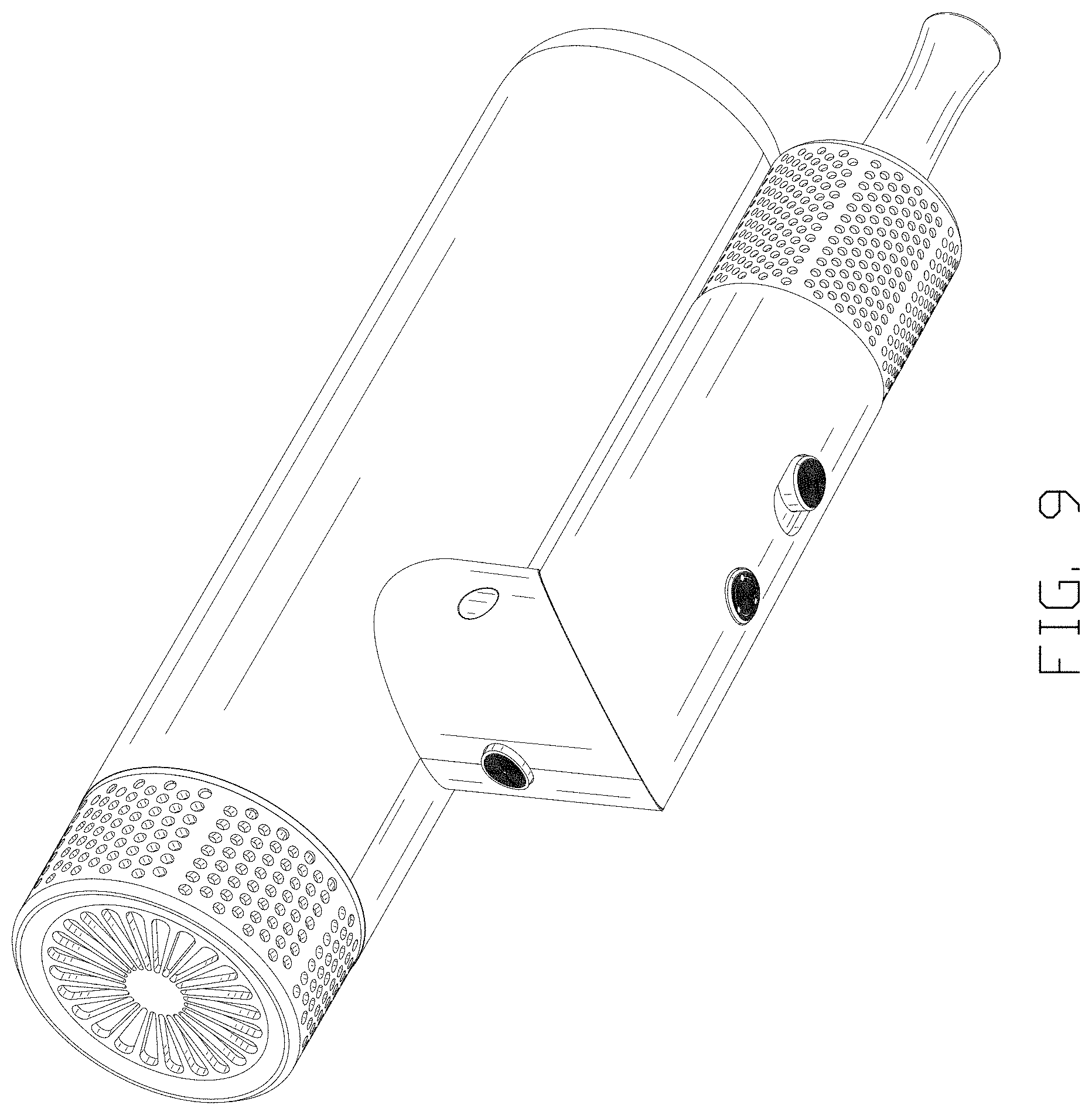 Patent USD1000702 Figure 9 – Hair dryer