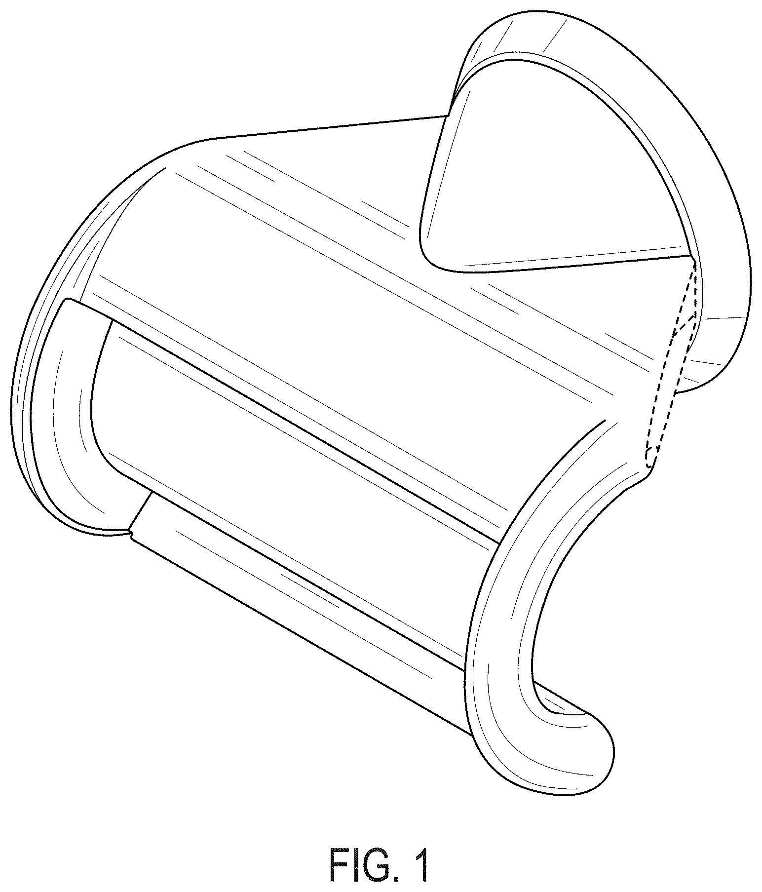 Patent USD1000703 Figure 1 – Accessory for a hairdryer