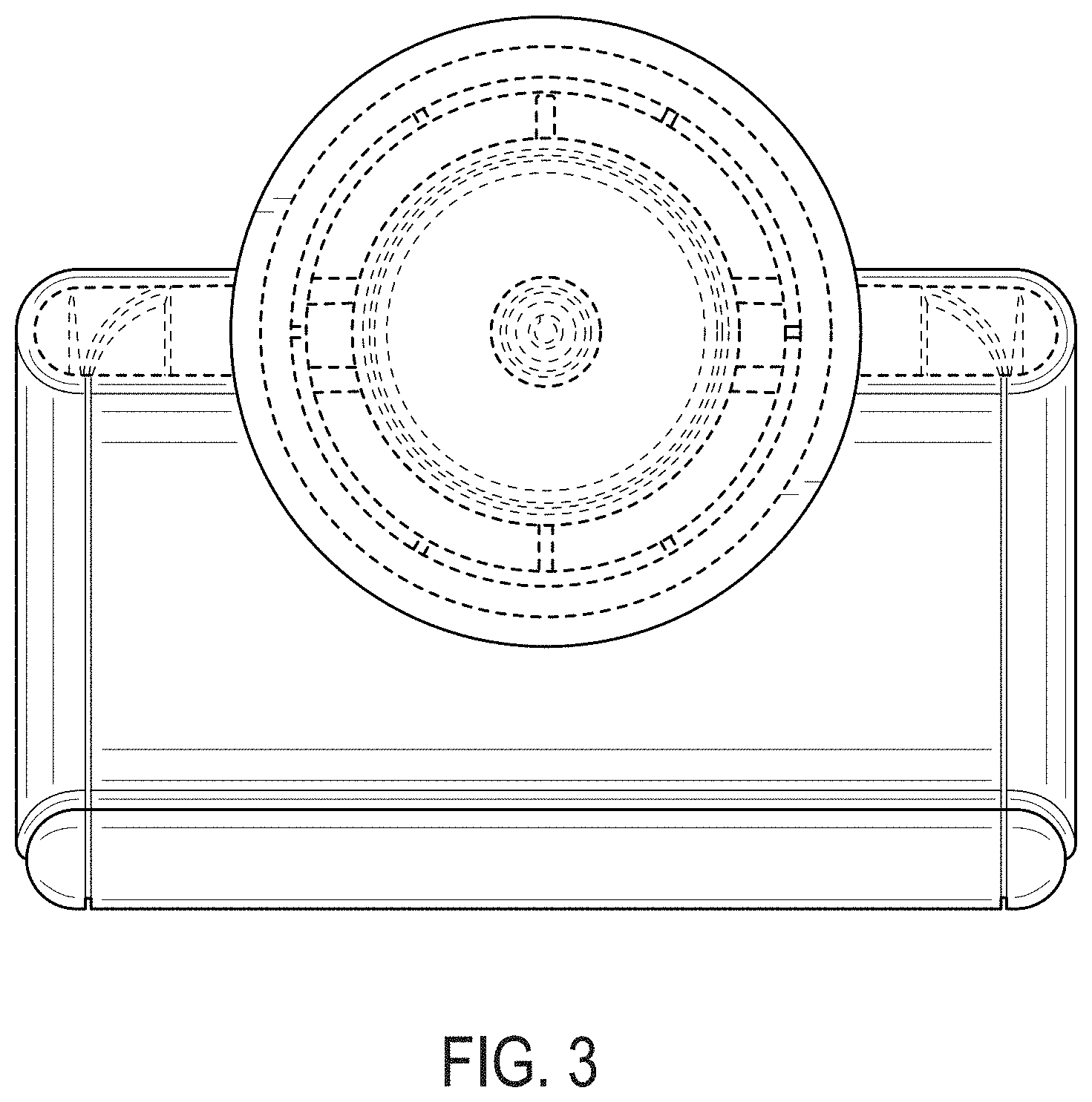 Patent USD1000703 Figure 3 – Accessory for a hairdryer