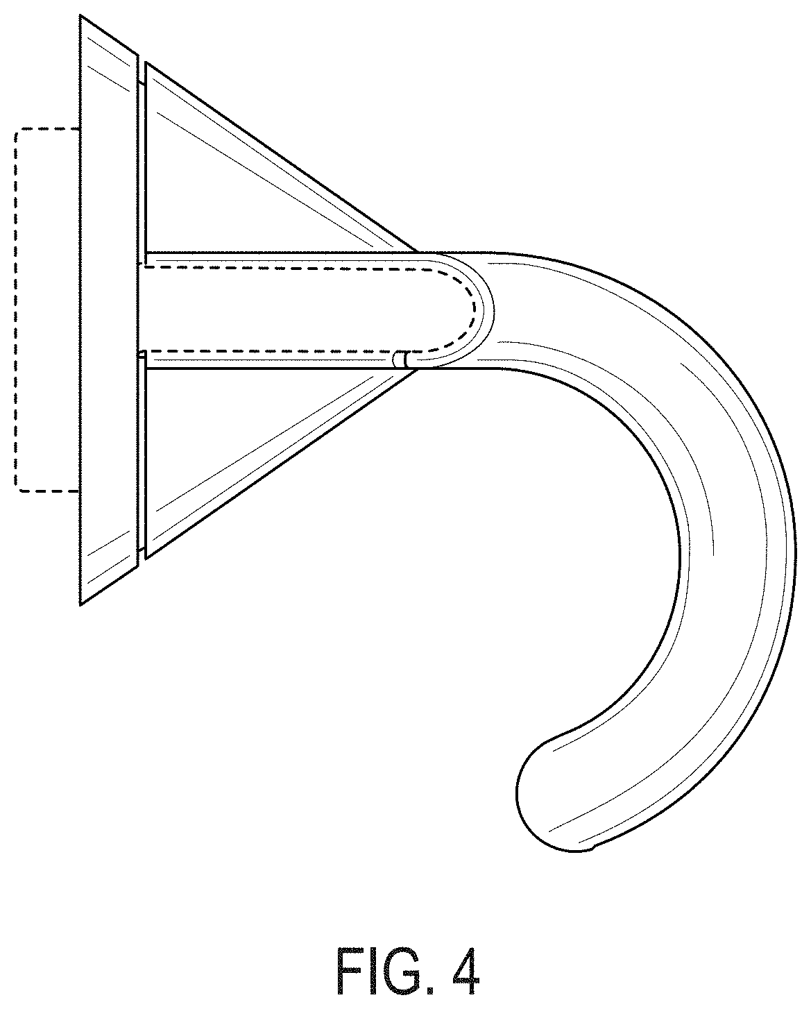 Patent USD1000703 Figure 4 – Accessory for a hairdryer