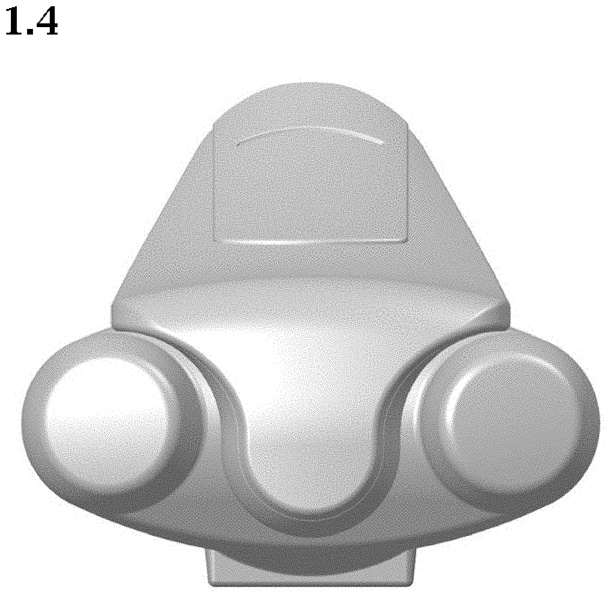 Patent USD1000705 Figure 4 – Hair curler