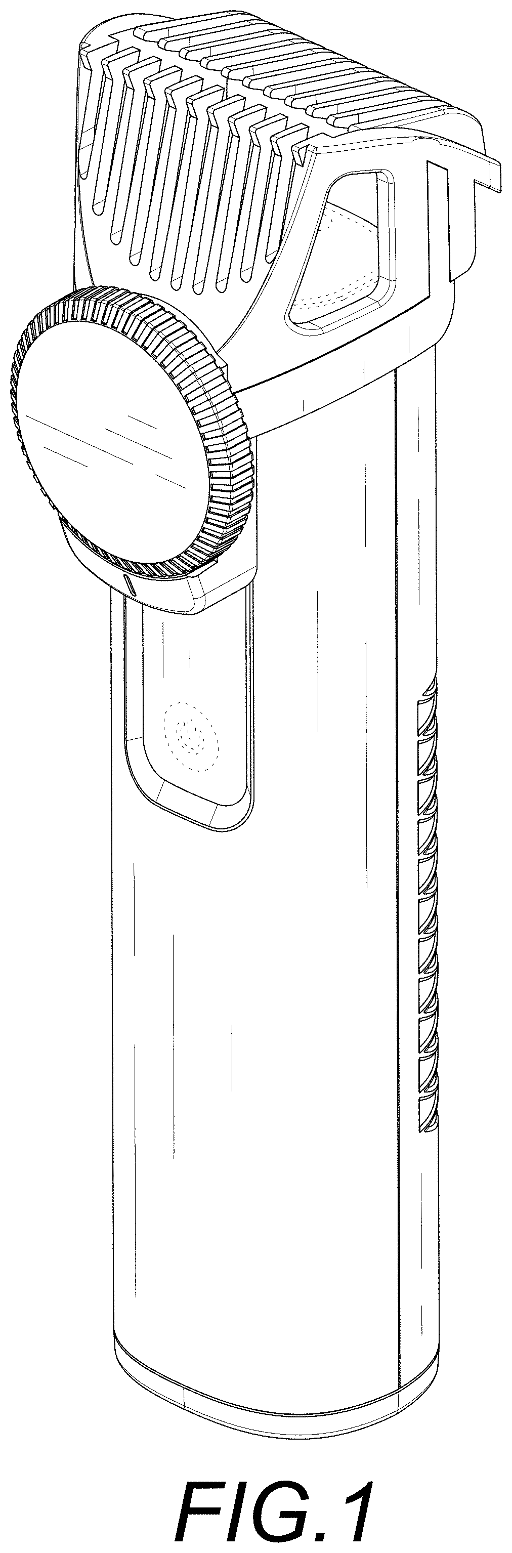 Patent USD1000707 Figure 1 – Beard trimmer