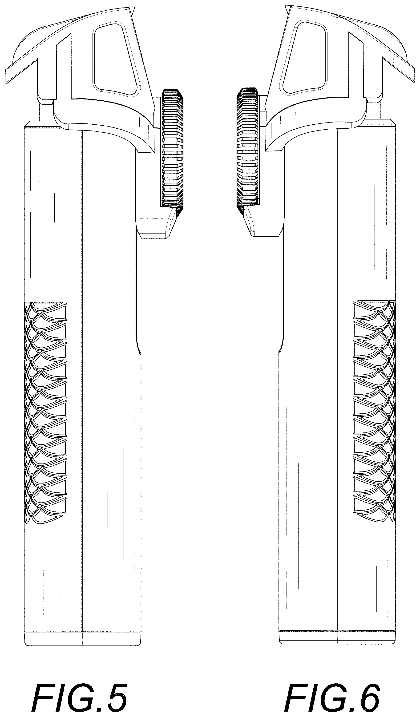 Patent USD1000707 Figure 4 – Beard trimmer