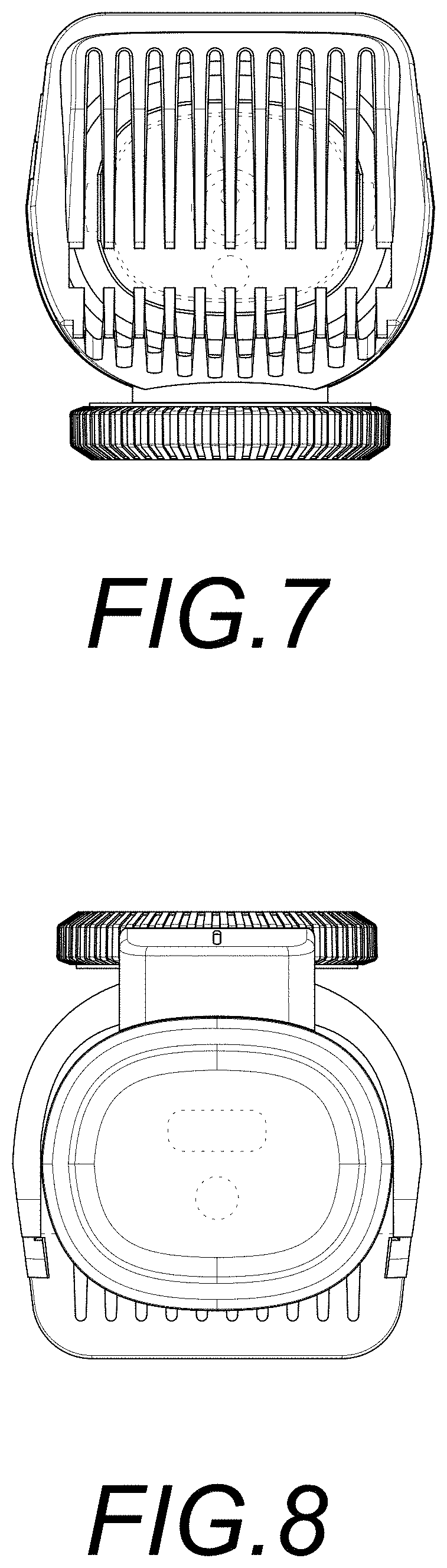 Patent USD1000707 Figure 5 – Beard trimmer
