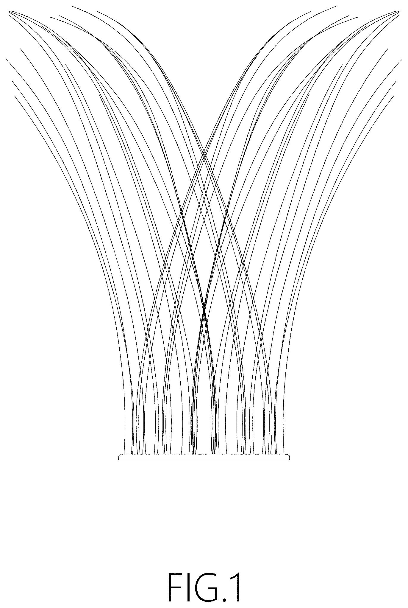 Patent USD1000711 — Eyelash extension — Figure 1