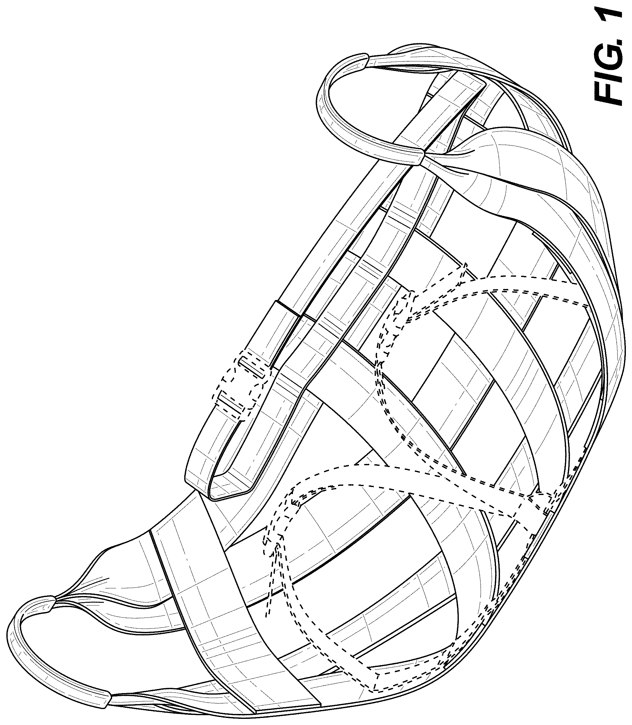 Patent USD1000712 Figure 1 – Hunting saddle