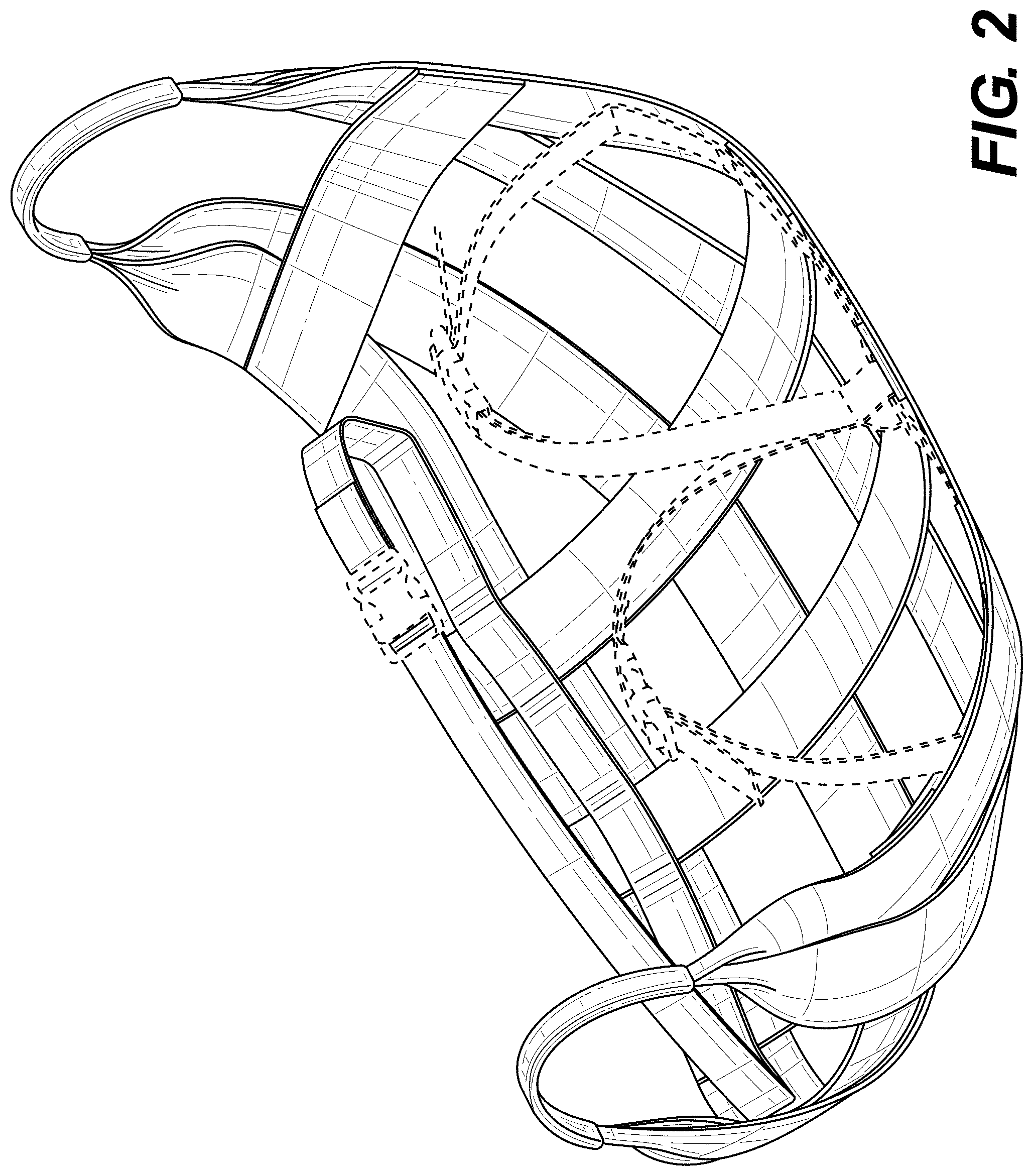 Patent USD1000712 Figure 2 – Hunting saddle