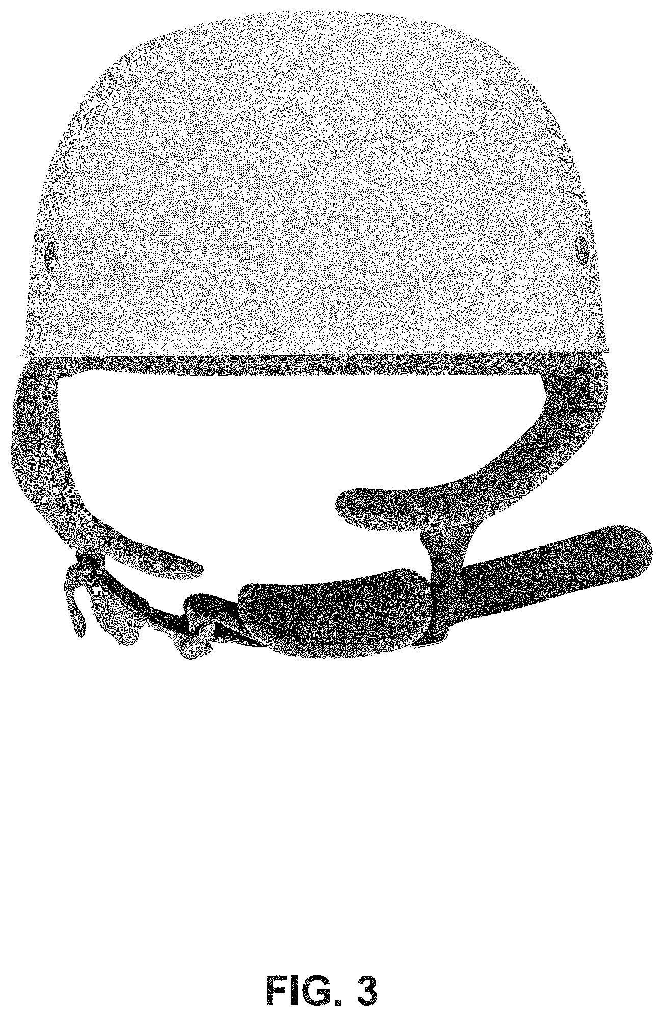 Patent USD1000713 Figure 3 – Motorcycle helmet