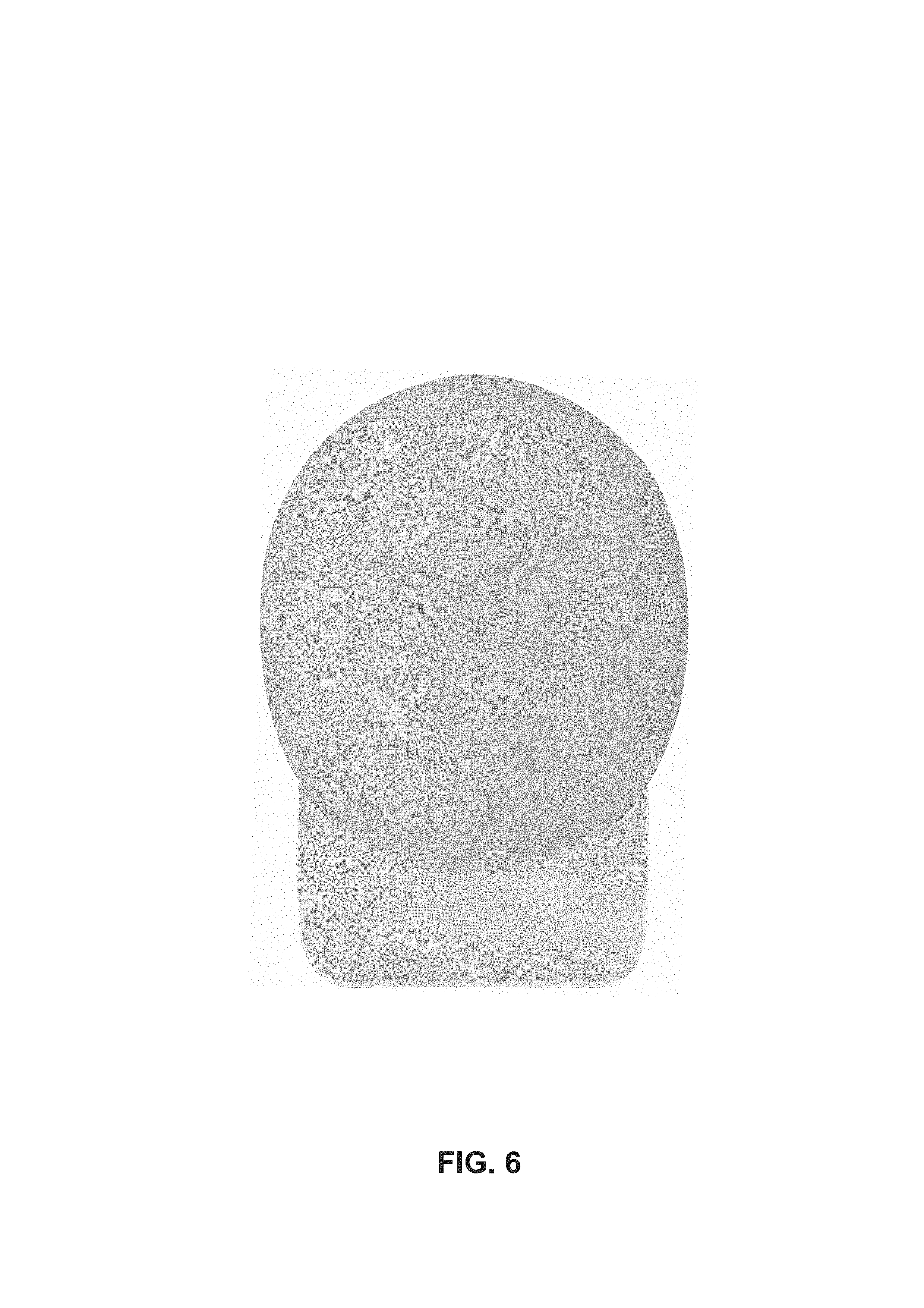 Patent USD1000713 Figure 6 – Motorcycle helmet
