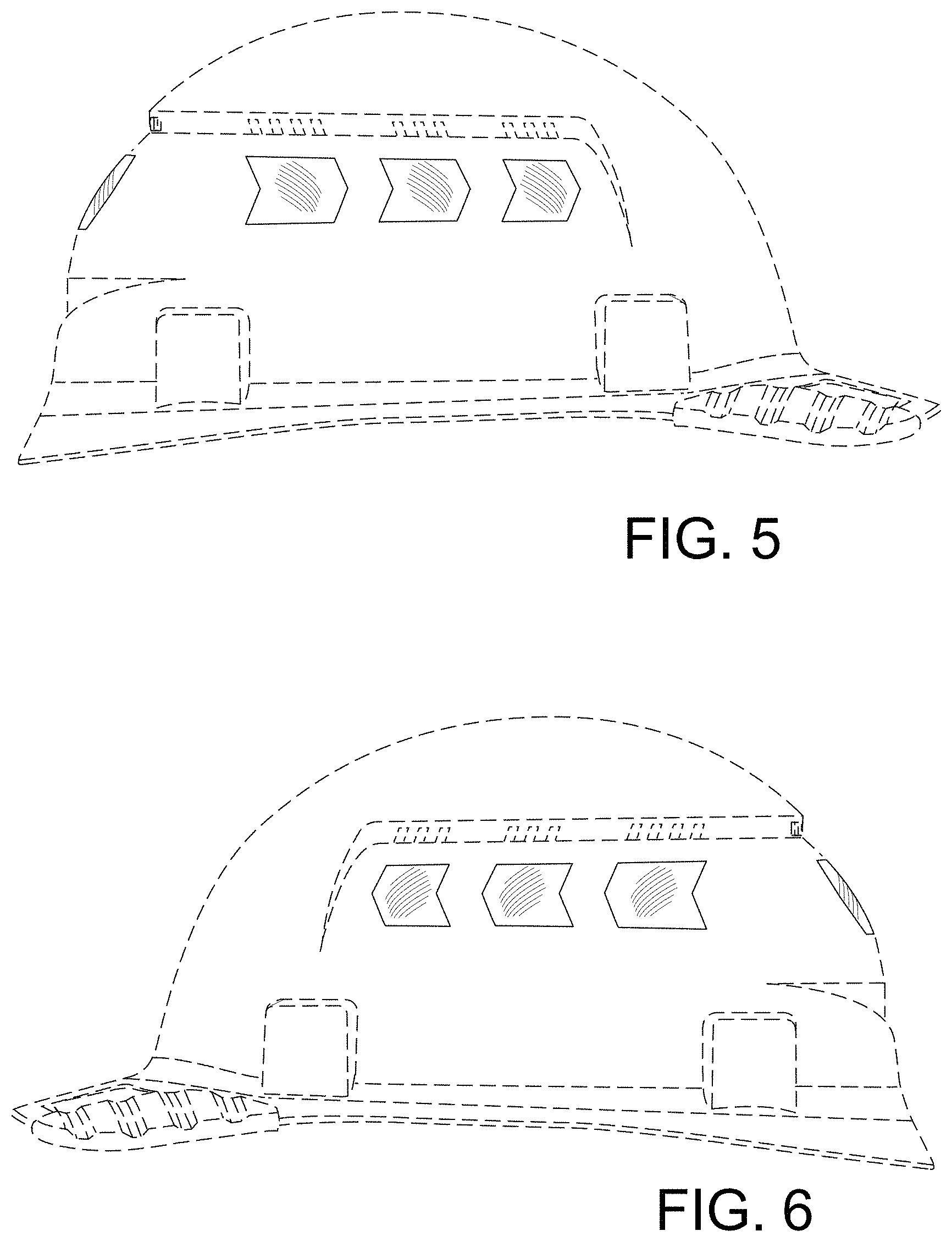 Patent USD1000715 Figure 3 – Lighted hard hat