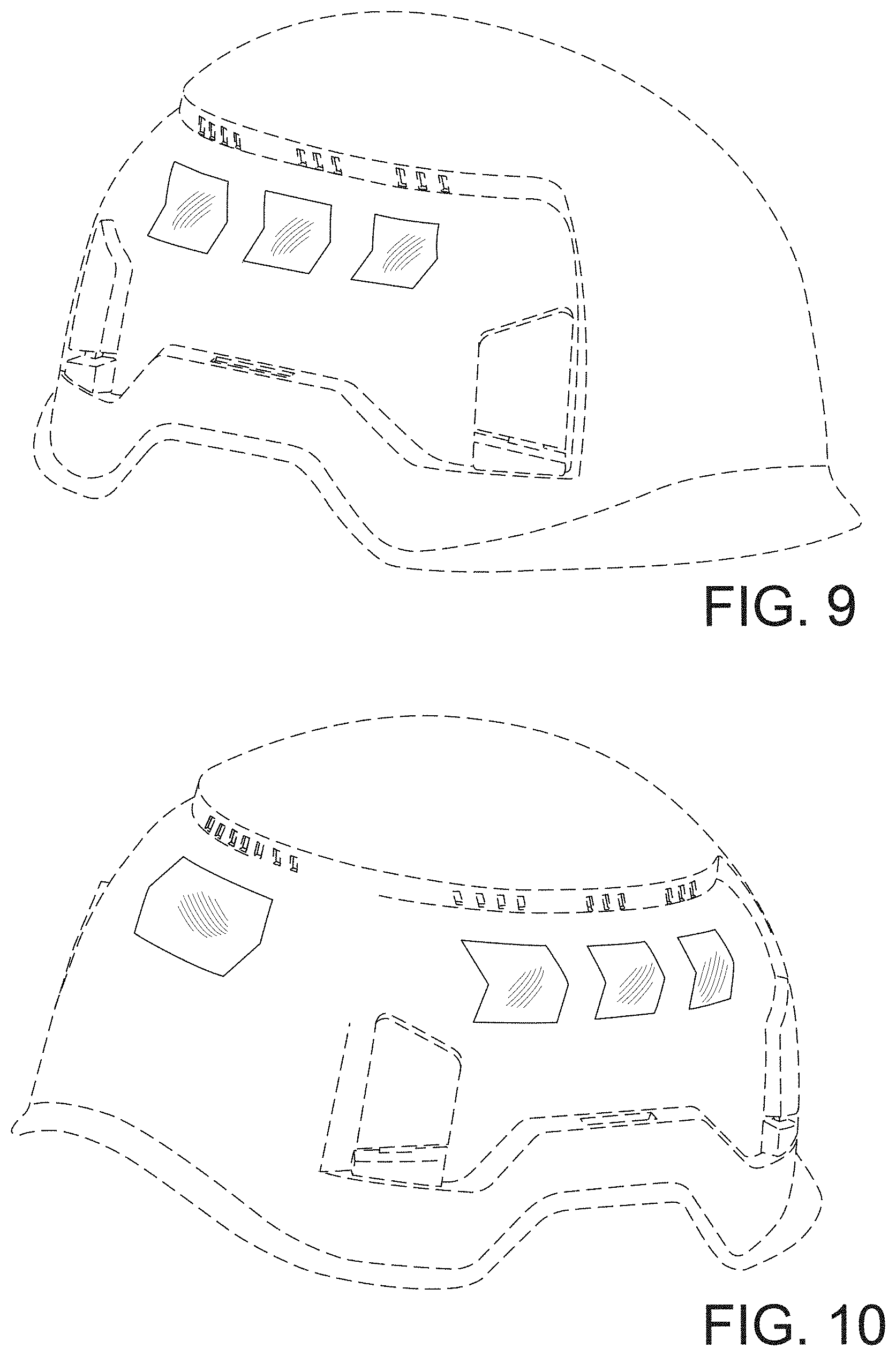 Patent USD1000715 Figure 5 – Lighted hard hat