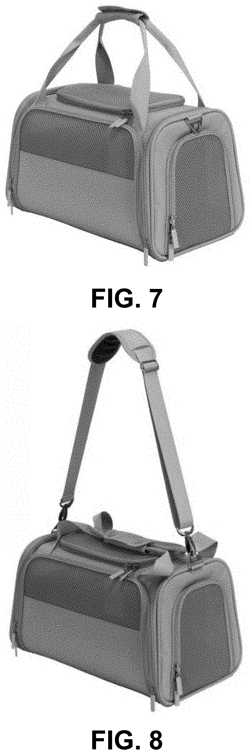 Patent USD1000717 Figure 4 – Pet carrier