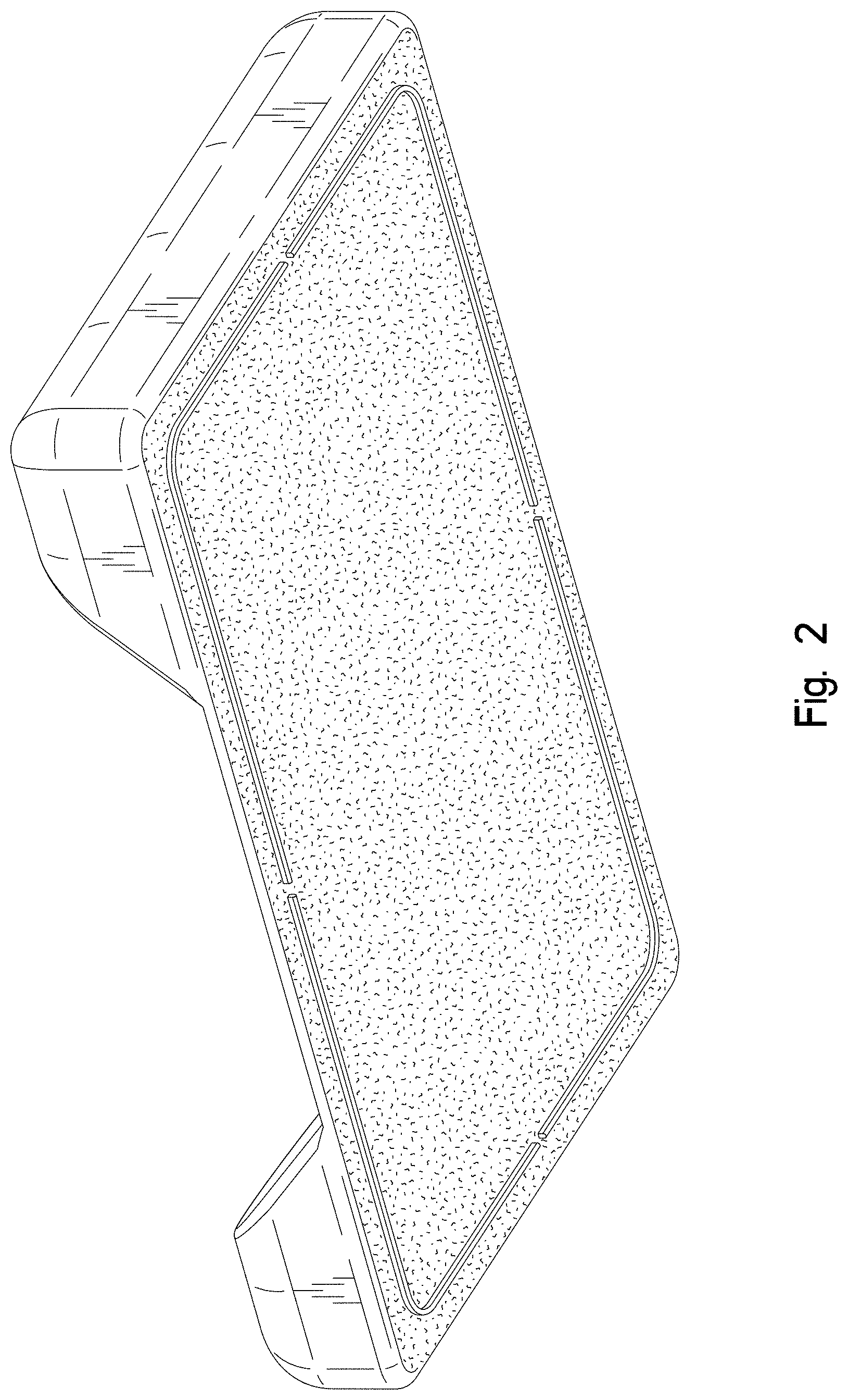 Patent USD1000720 Figure 2 – Bolster member of an animal bed assembly