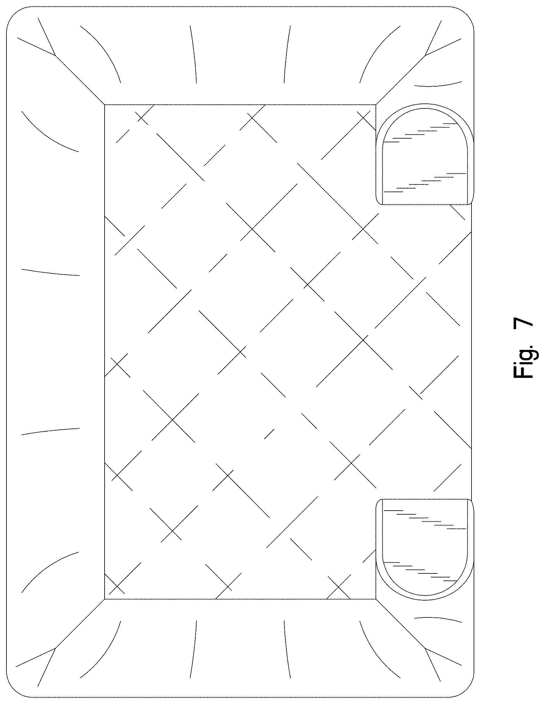 Patent USD1000720 Figure 5 – Bolster member of an animal bed assembly