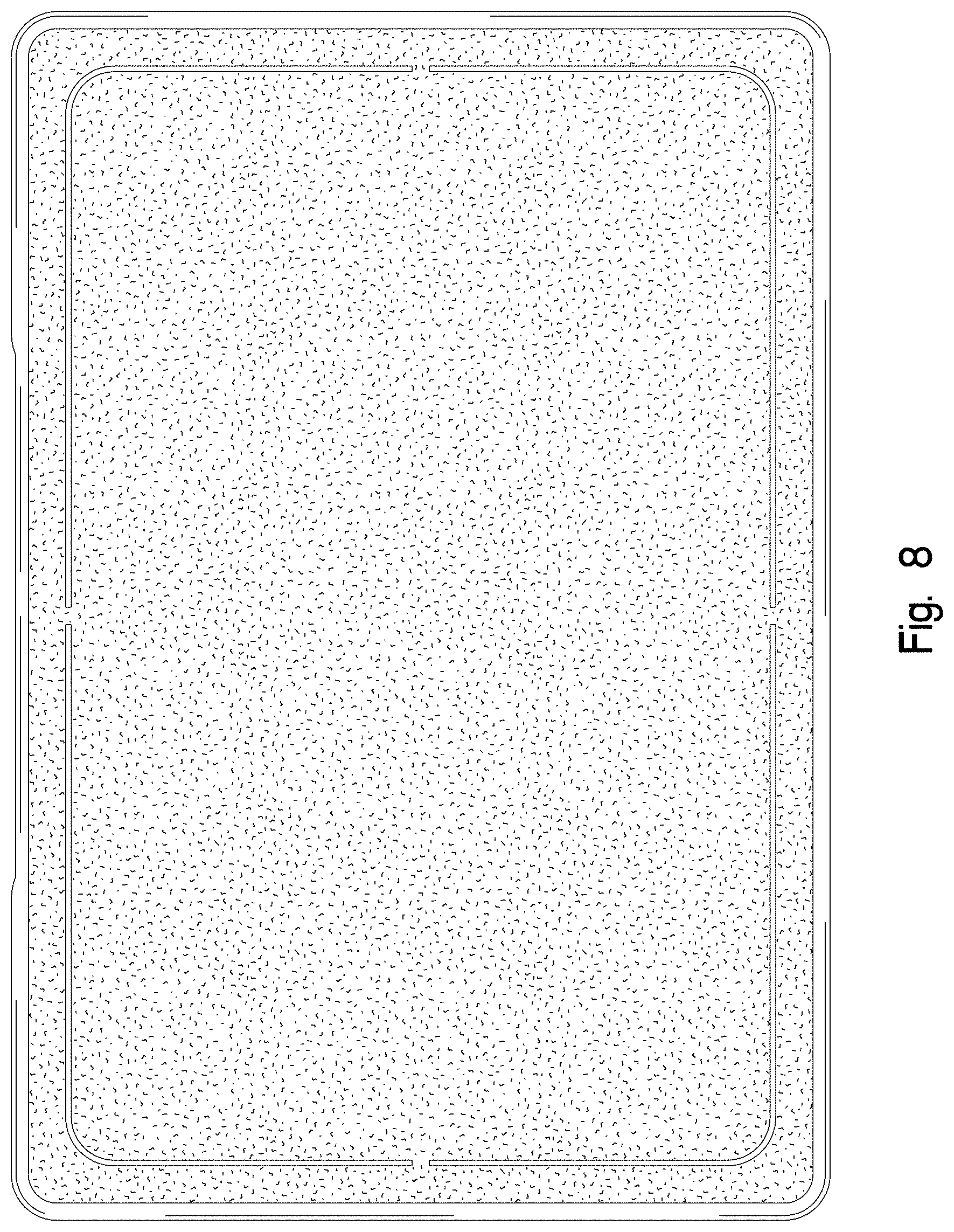 Patent USD1000720 Figure 6 – Bolster member of an animal bed assembly
