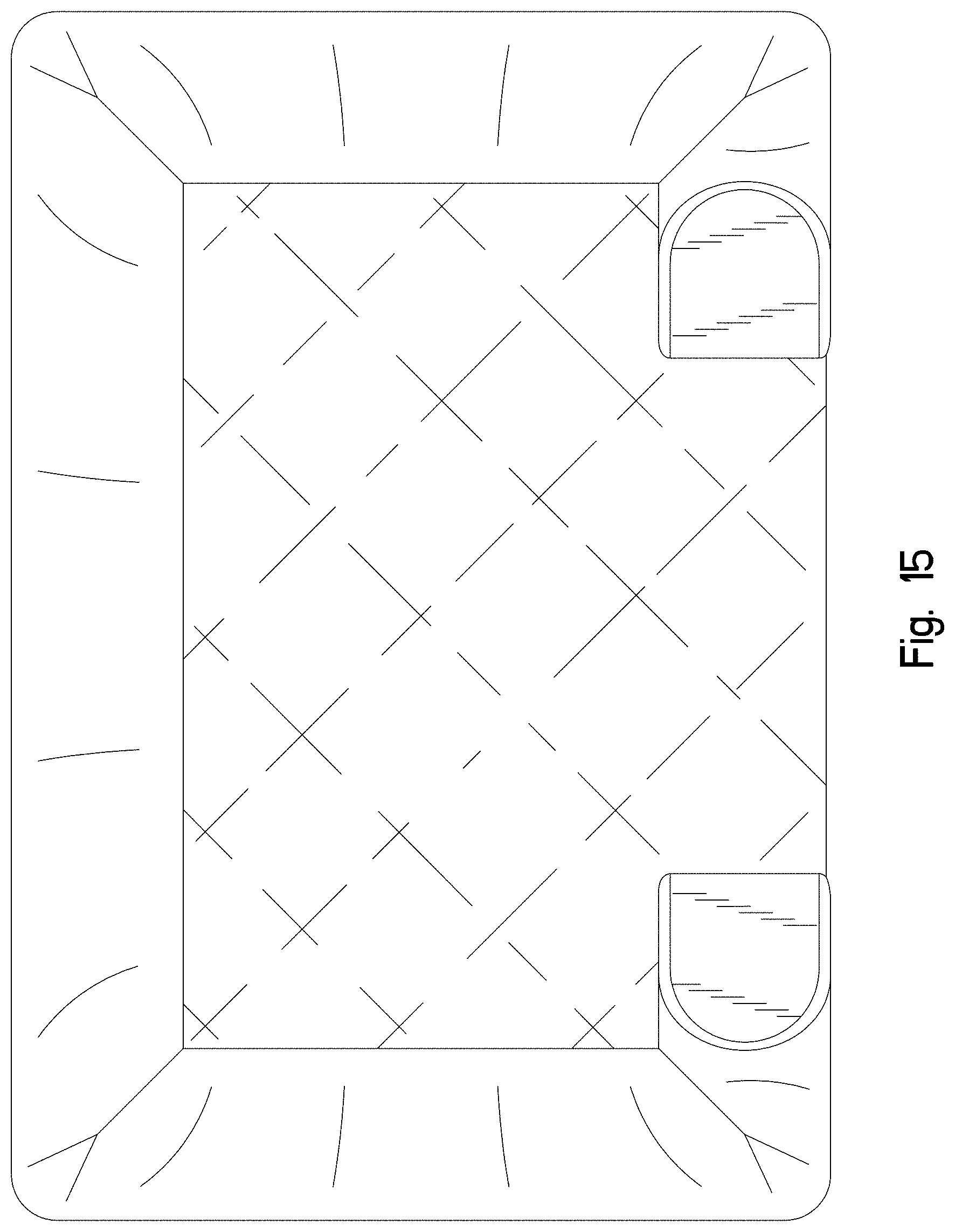 Patent USD1000720 Figure 11 – Bolster member of an animal bed assembly