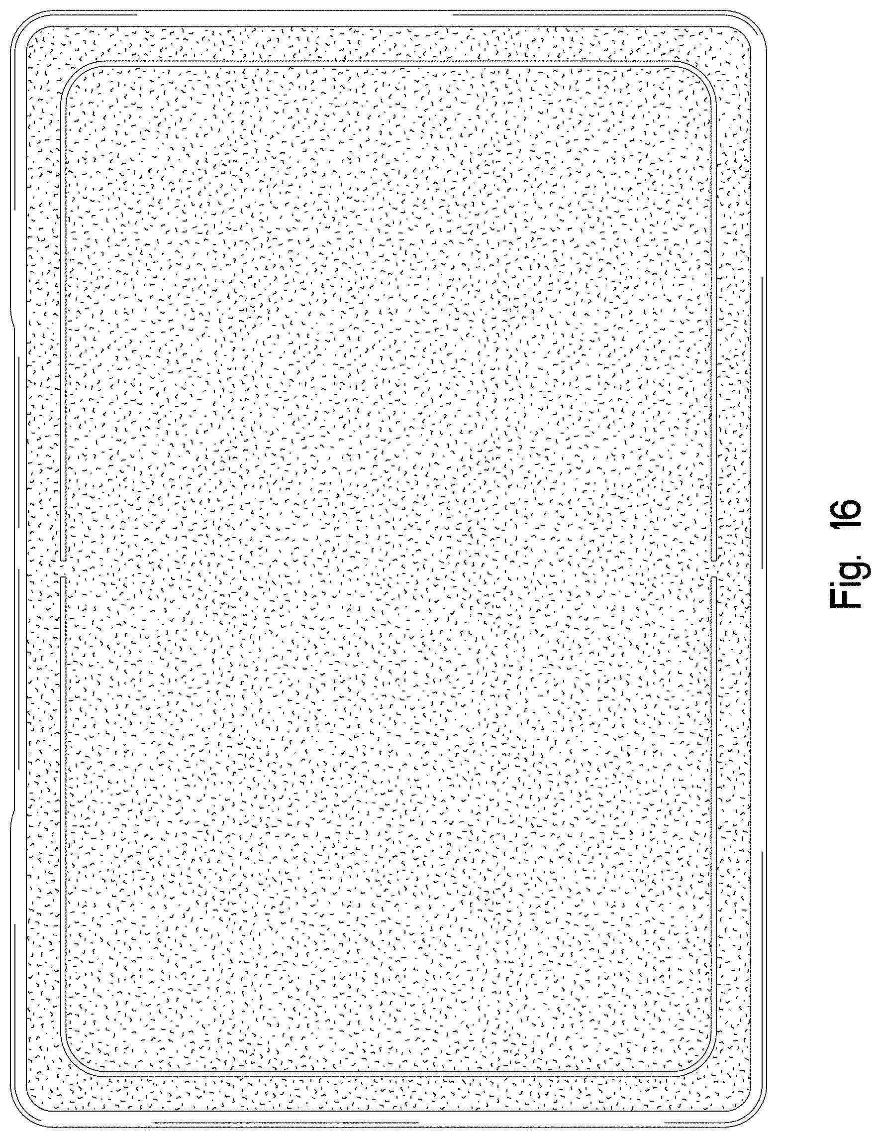 Patent USD1000720 Figure 12 – Bolster member of an animal bed assembly